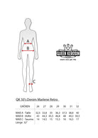 Queen Kerosin - High Waist Capri Jeanshose