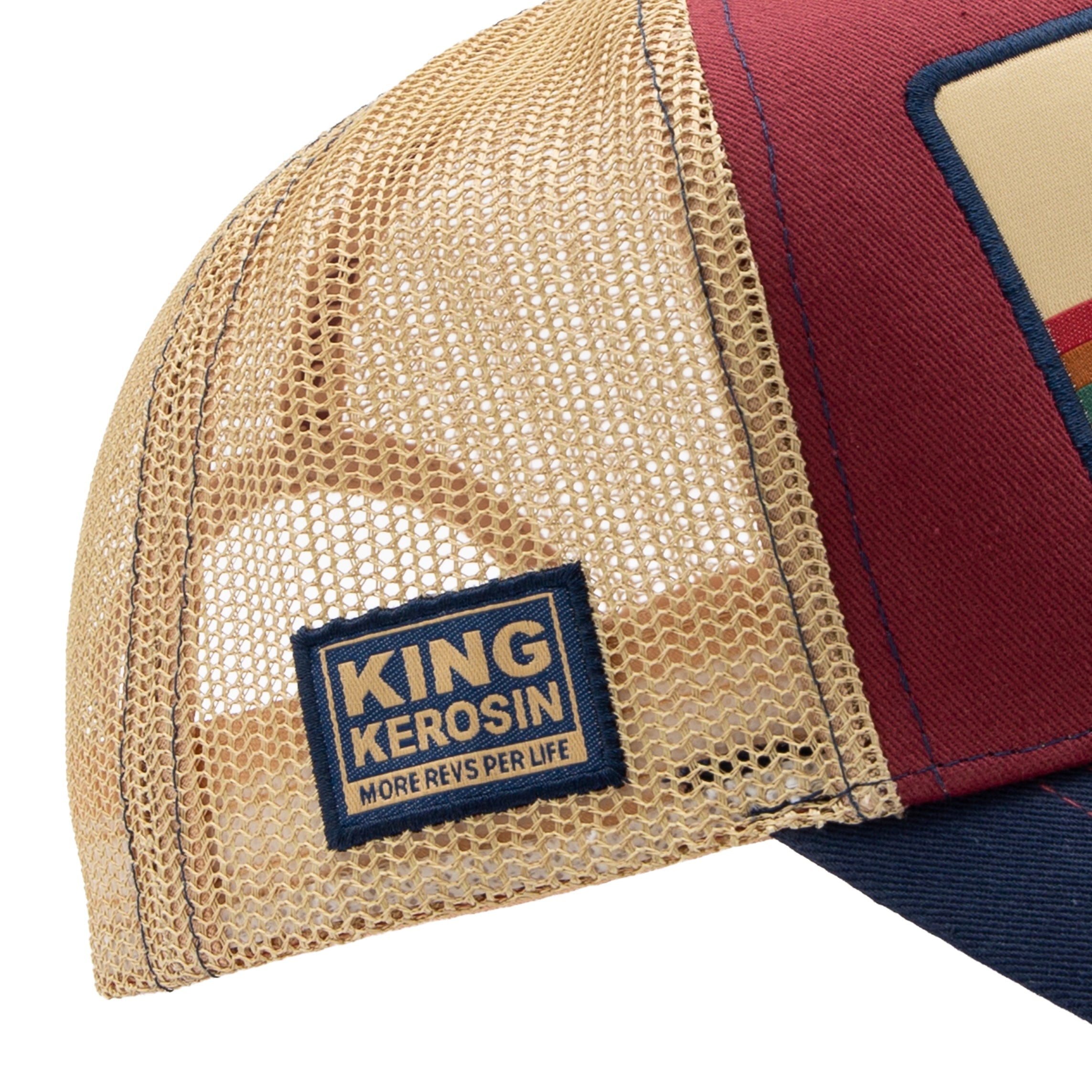 King Kerosin - Authentische Trucker Cap mit Front - Patch «California»