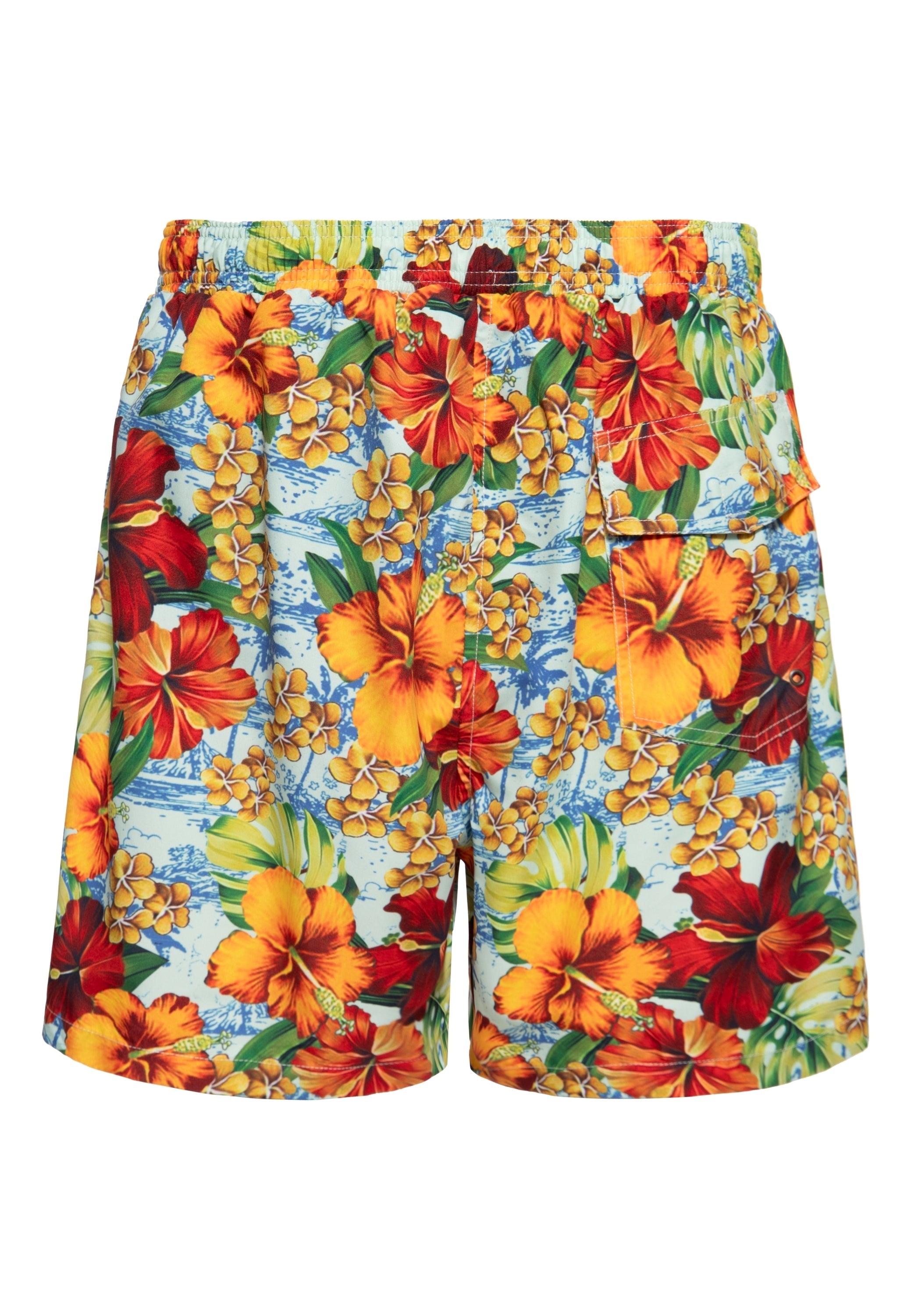 King Kerosin - Badeshorts «Colorful Hibiscus»