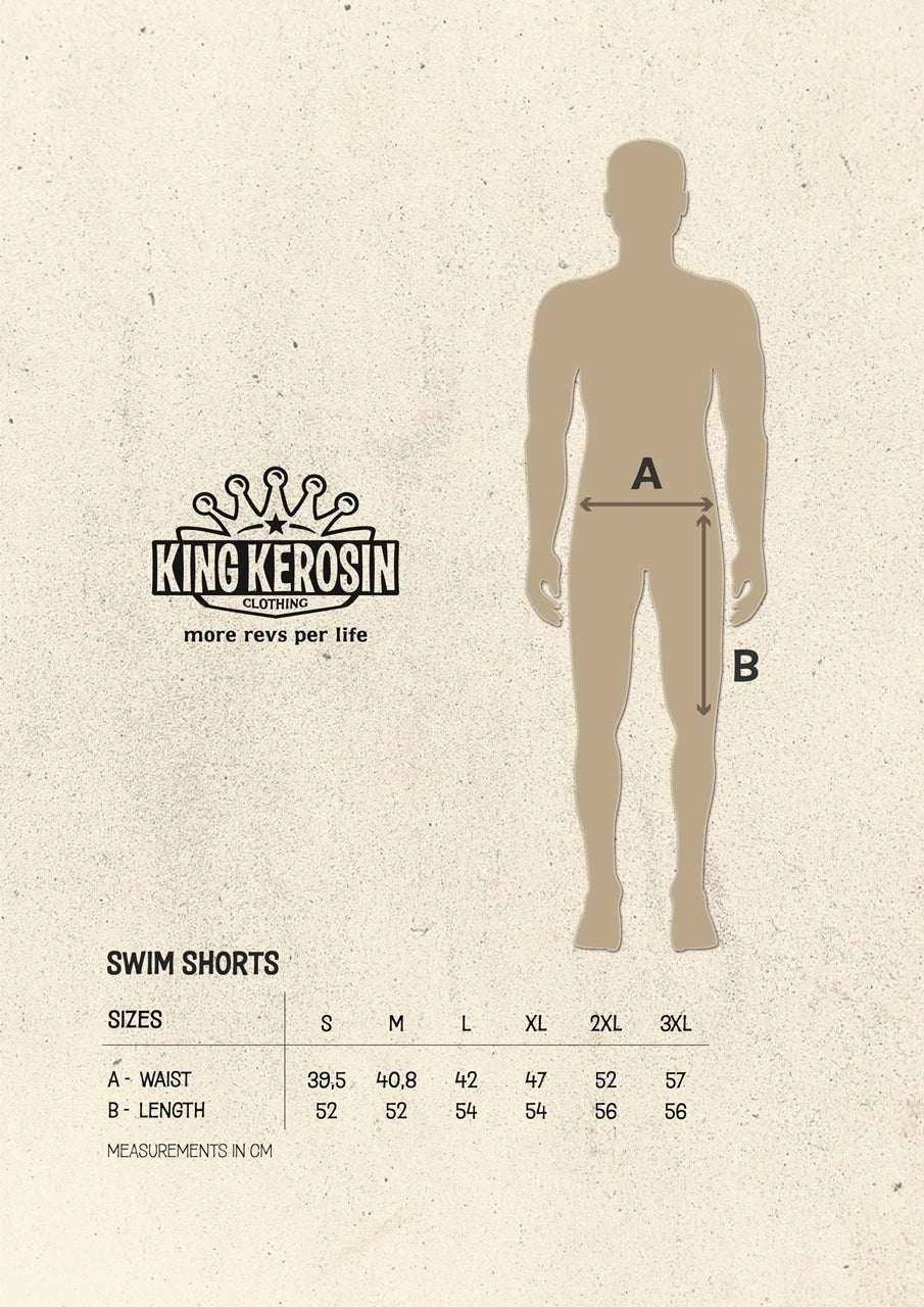 King Kerosin - Badeshorts «Hula Girl»