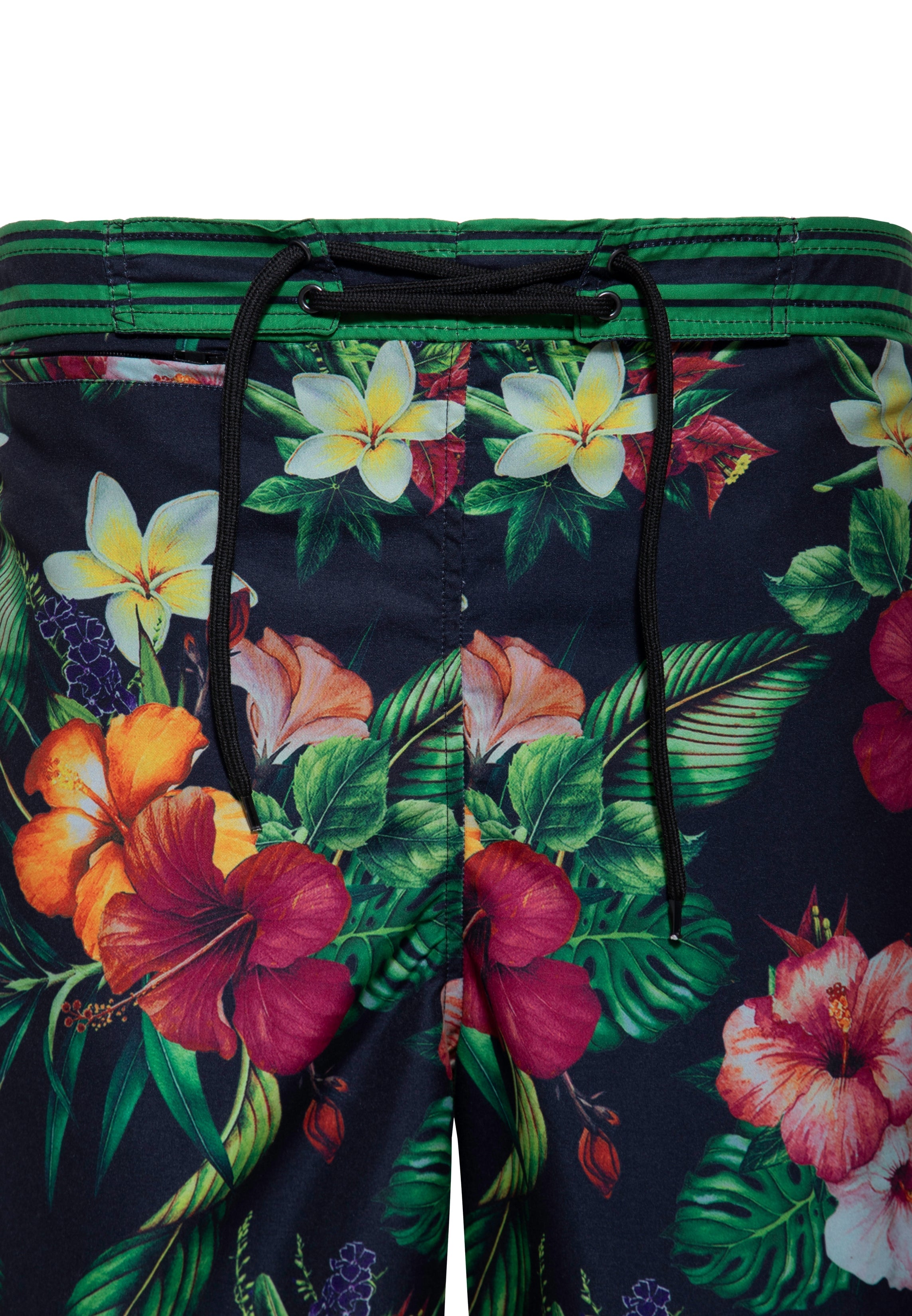 King Kerosin - Badeshorts «Tropical Flowers»