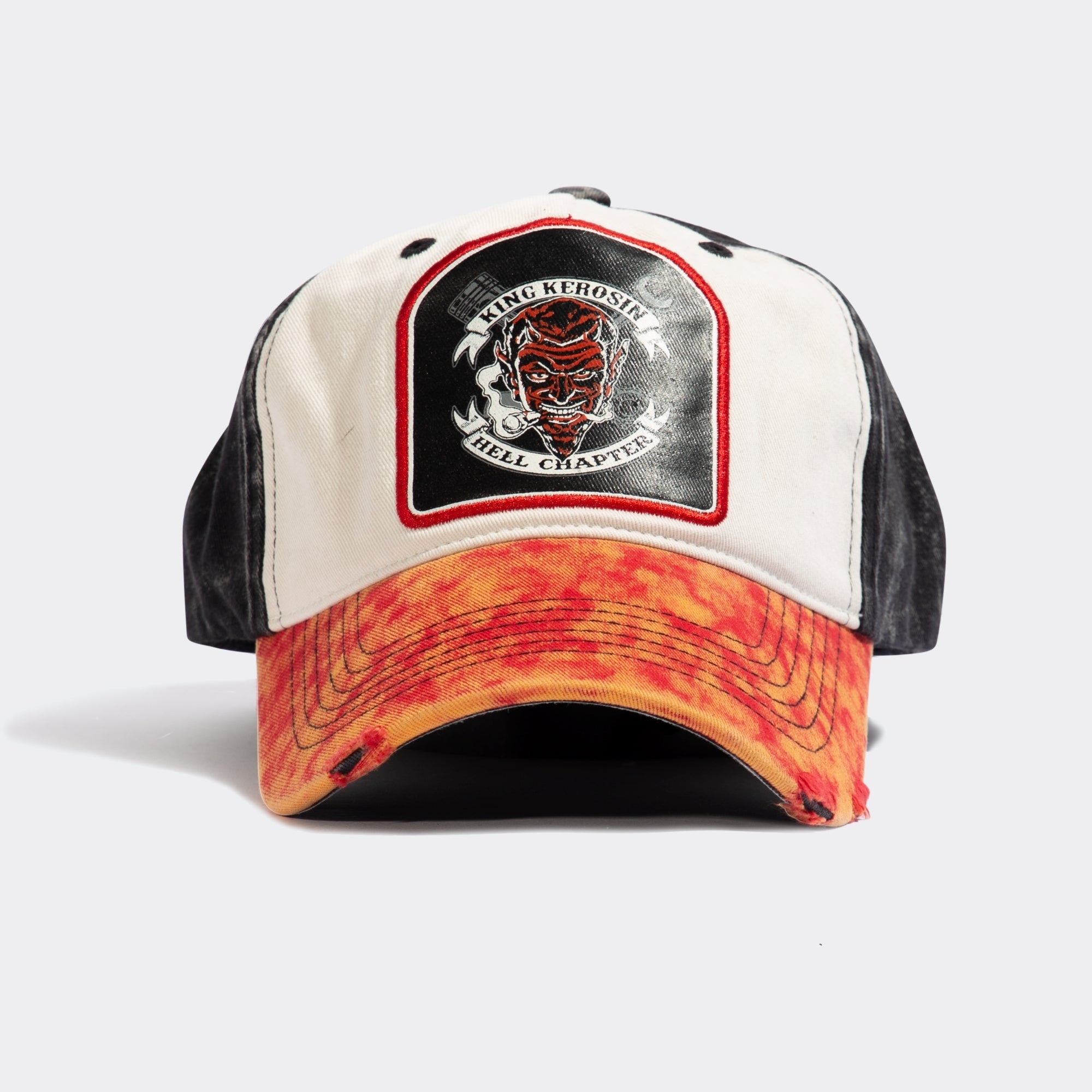 Baseball Cap im Used - Look «Hell Chapter» Baseball Cap von King Kerosin