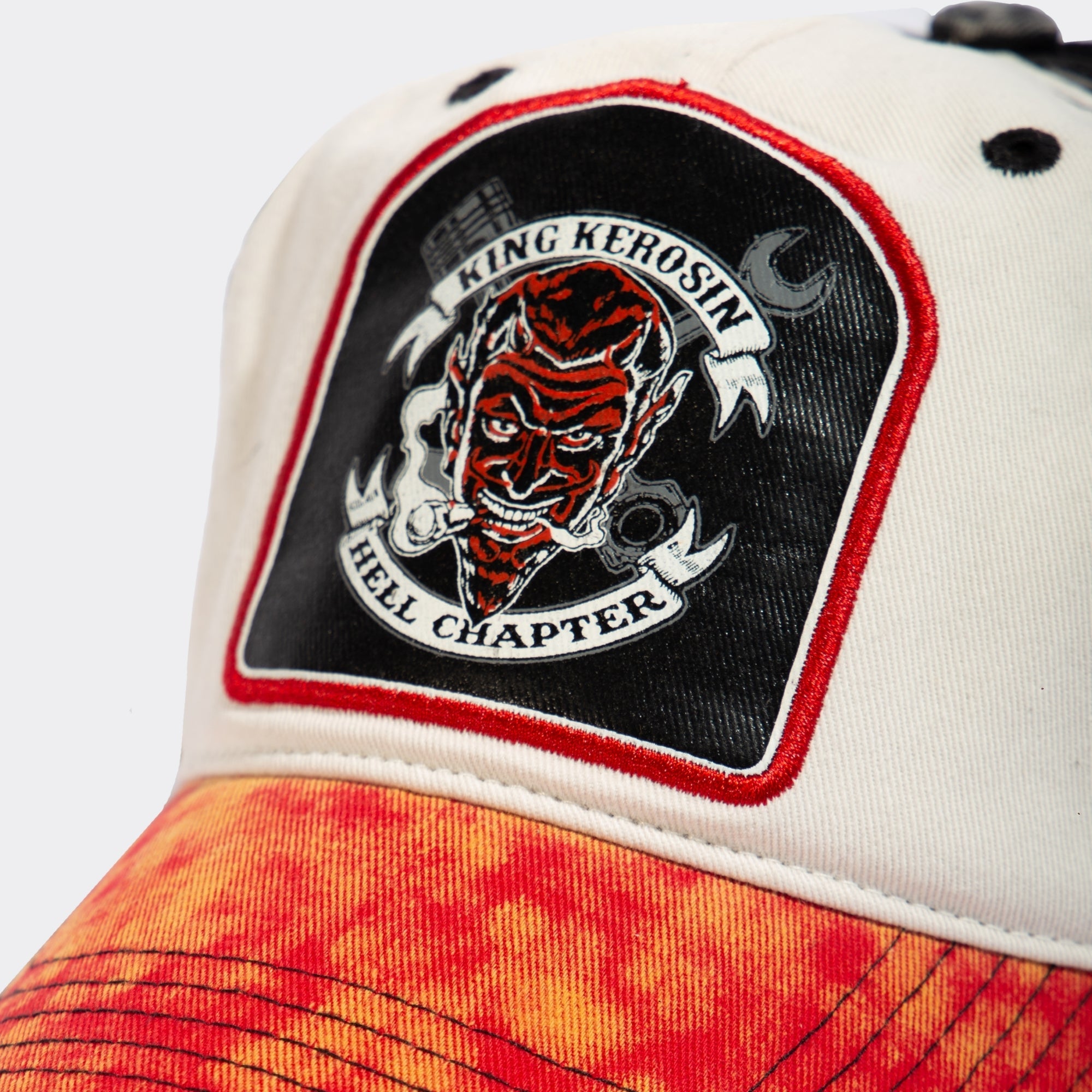 Baseball Cap im Used - Look «Hell Chapter» Baseball Cap von King Kerosin