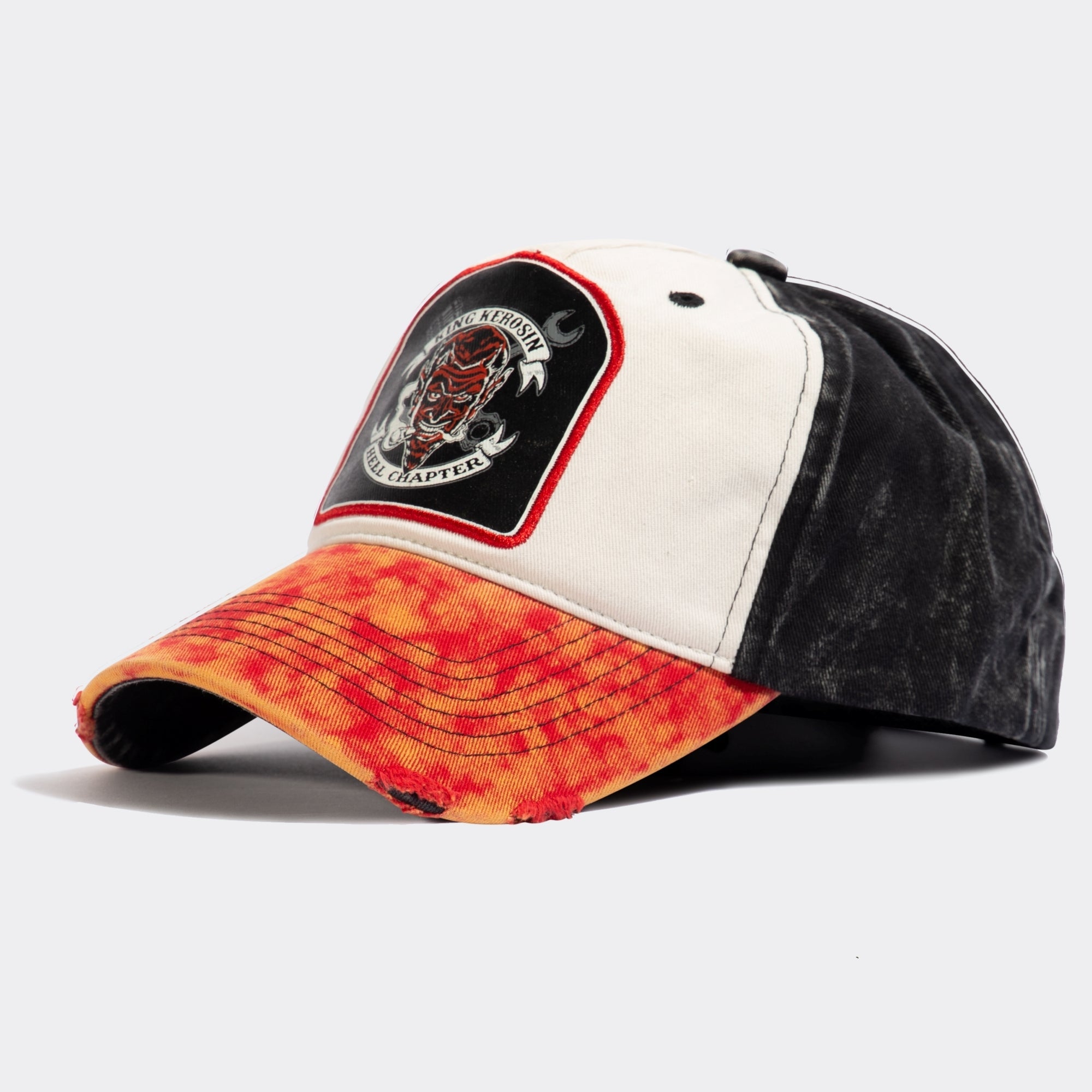 Baseball Cap im Used - Look «Hell Chapter» Baseball Cap von King Kerosin