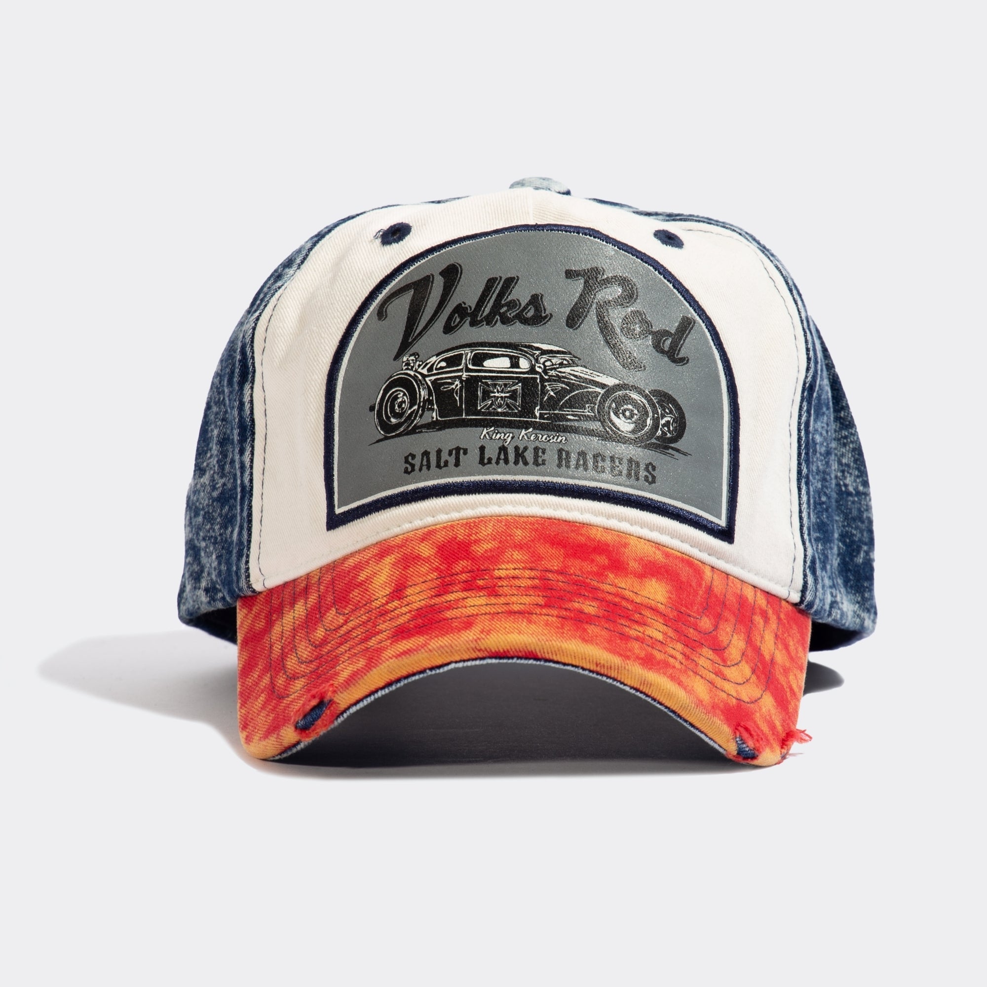 Baseball Cap im Used - Look «Volks Rod» Baseball Cap von King Kerosin