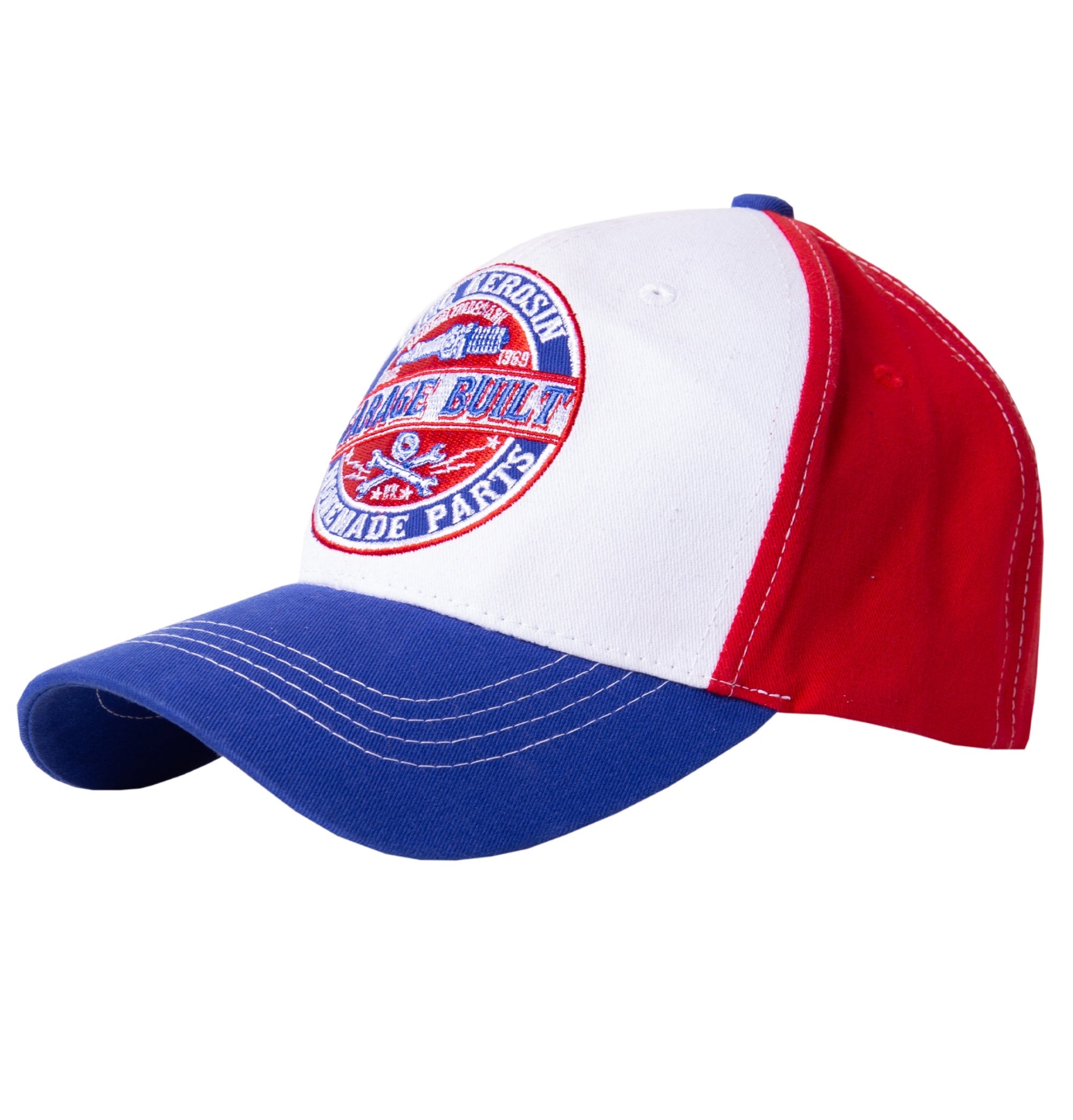 Baseball Cap in Colour - Blocking Optik «Garage Built» Baseball Cap von King Kerosin