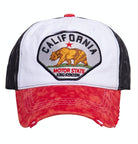 King Kerosin - Baseball Cap mit Destroyed - Effekten im Vintage Look «California»