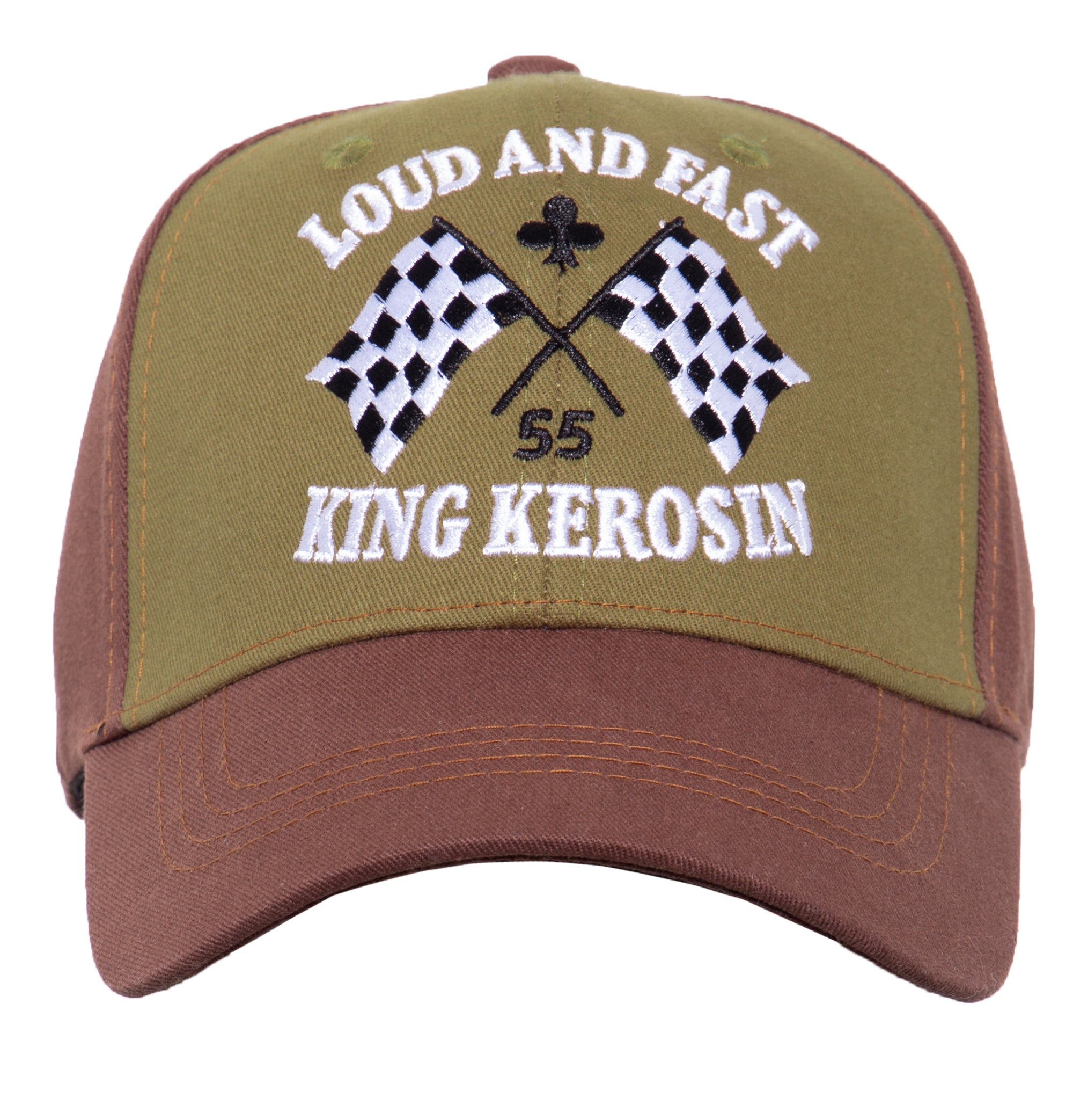 Baseball Cap mit Frontstickerei «Loud and Fast» Baseball Cap von King Kerosin