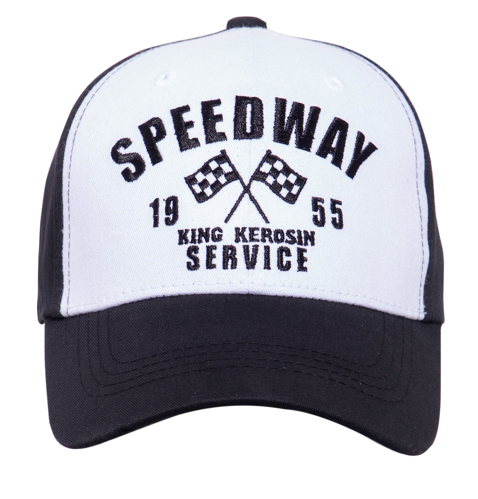 Baseball Cap mit Frontstickerei «Speedway» Baseball Cap von King Kerosin