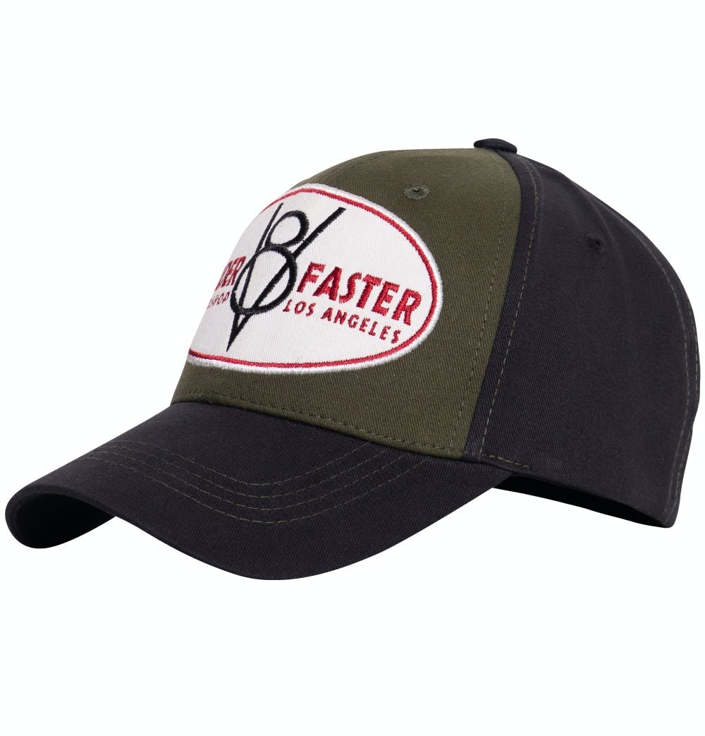 Baseball Cap mit Gummizug an der Kante «Louder & Faster» Baseball Cap von King Kerosin
