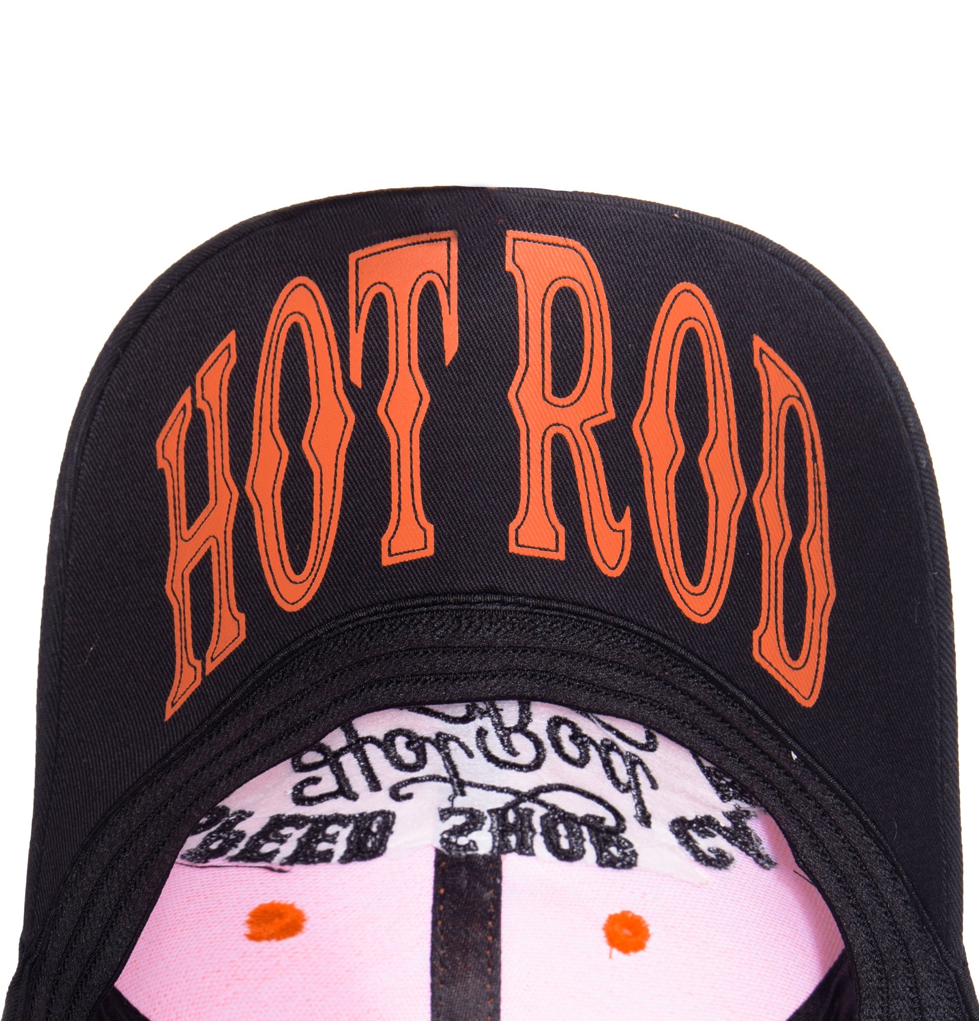 Baseball Cap mit Print auf der Schirmunterseite «Hot Rod» Baseball Cap von King Kerosin