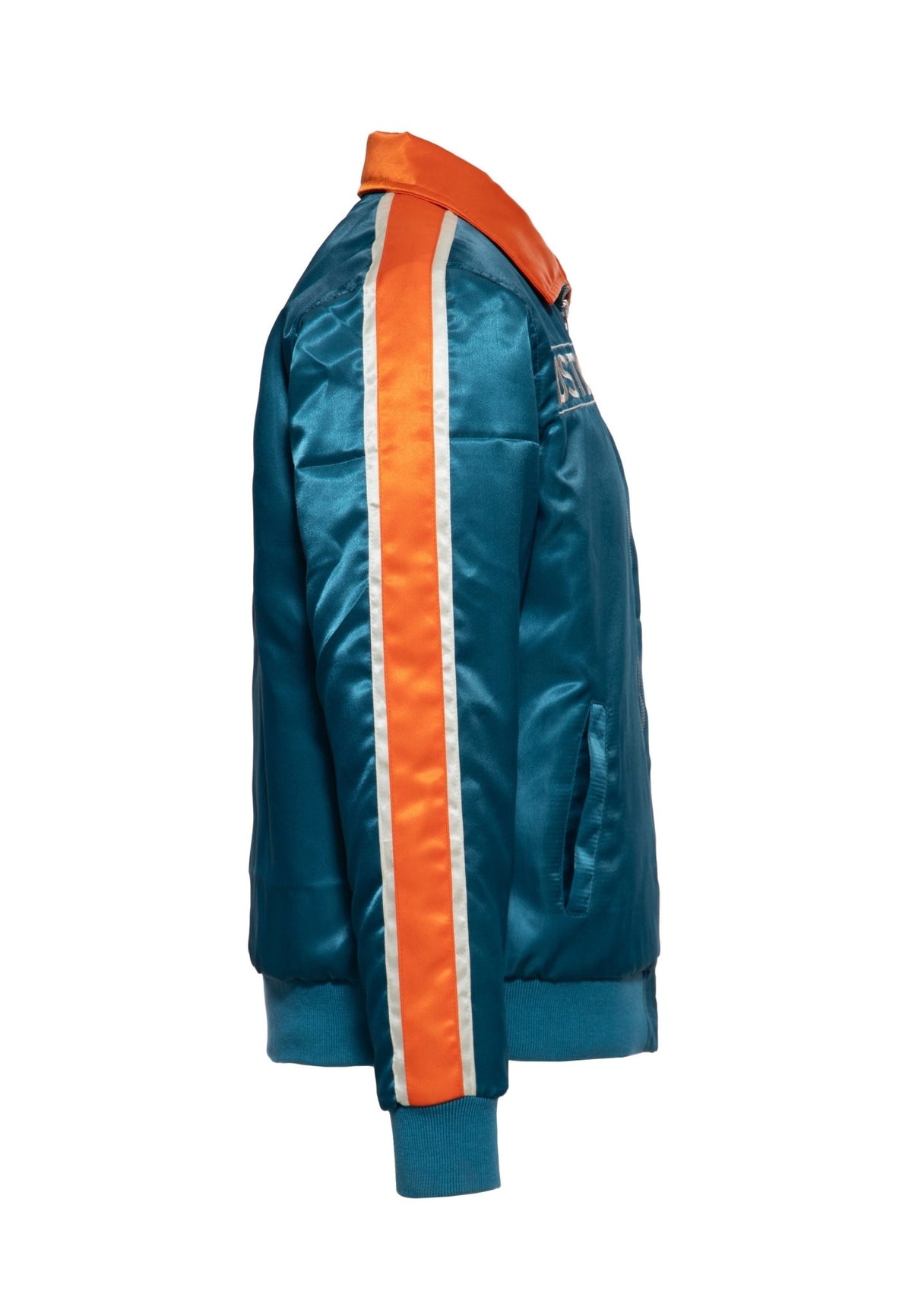 Collegejacke 'Kustom Kulture' in Petrol – College & Baseball Jacken von King Kerosin - Ansicht 3