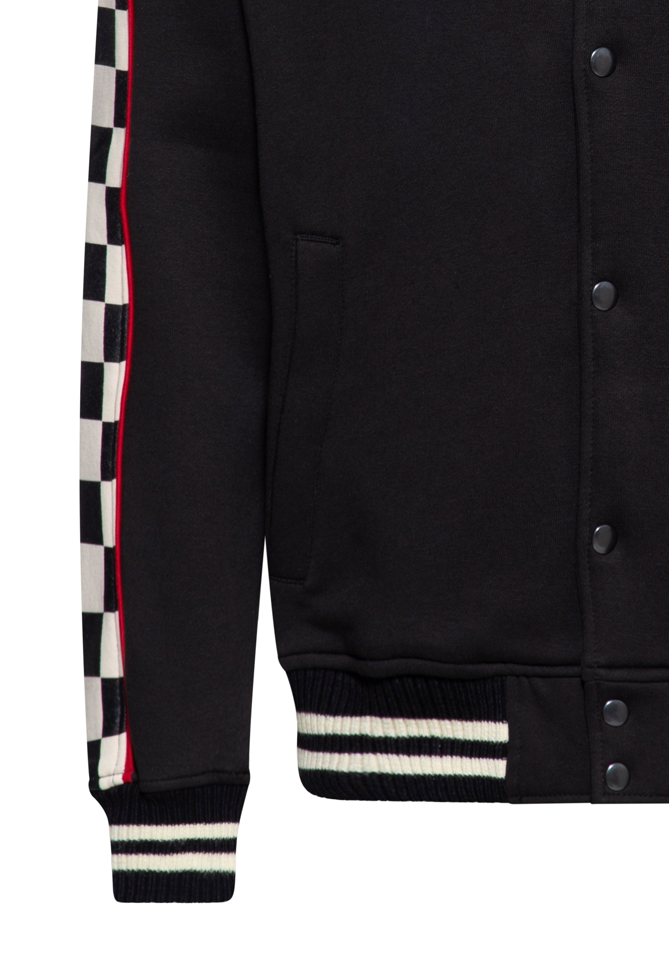 Collegejacke 'Los Angeles Supply Co.' in Schwarz College & Baseball Jacken von King Kerosin