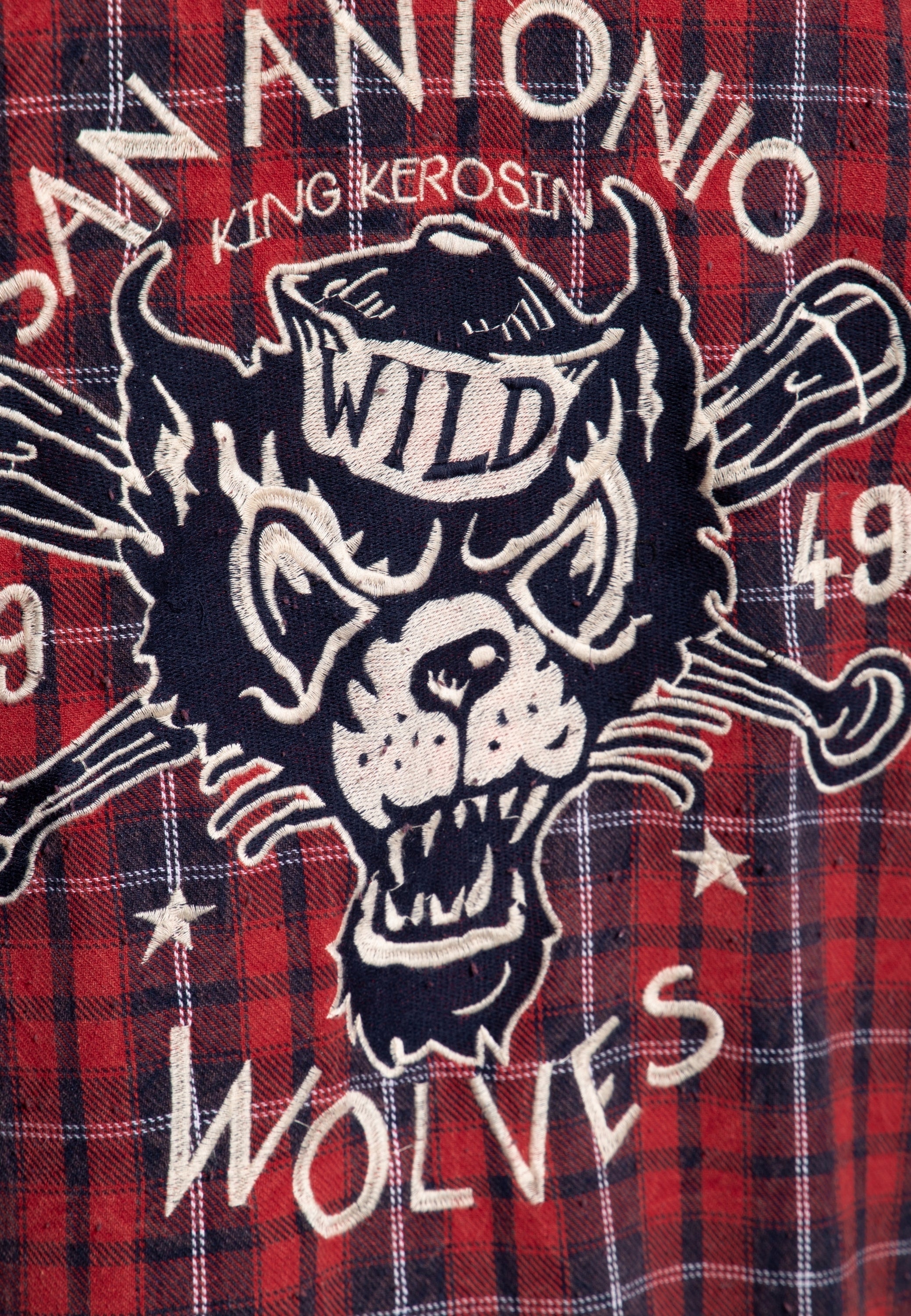 King Kerosin - Flanellhemd «San Antonio Wolves»