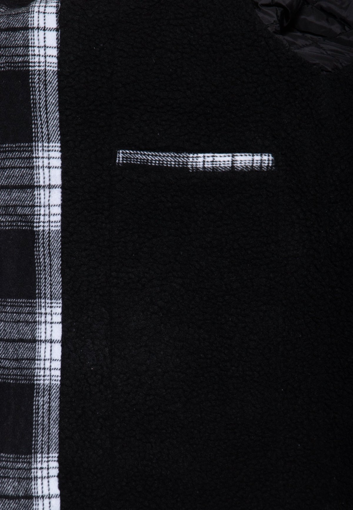 Flanelljacke in Schwarz – Winterjacken von King Kerosin - Ansicht 8