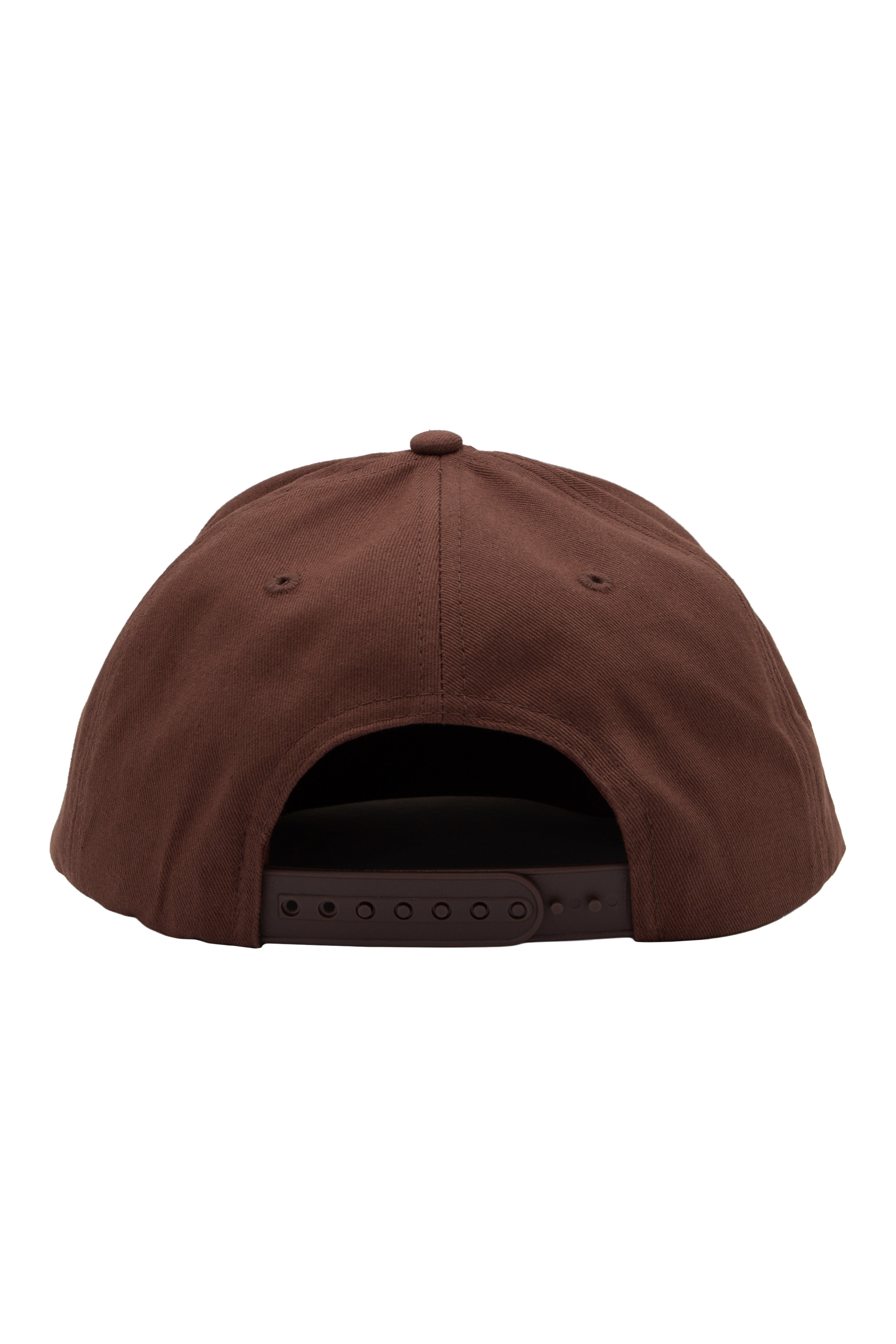 Flat Brim Cap 'Sponsored by Whiskey' in Braun Snapback Cap von King Kerosin
