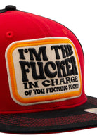 King Kerosin - Flatbrim Cap «I'm The Fucker In Charge Of You Fucking Fucks»