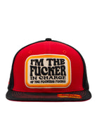King Kerosin - Flatbrim Cap «I'm The Fucker In Charge Of You Fucking Fucks»