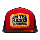 King Kerosin - Flatbrim Cap «I'm The Fucker In Charge Of You Fucking Fucks»