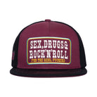 King Kerosin - Flatbrim Cap «Sex, Drugs, Rock'n'Roll»