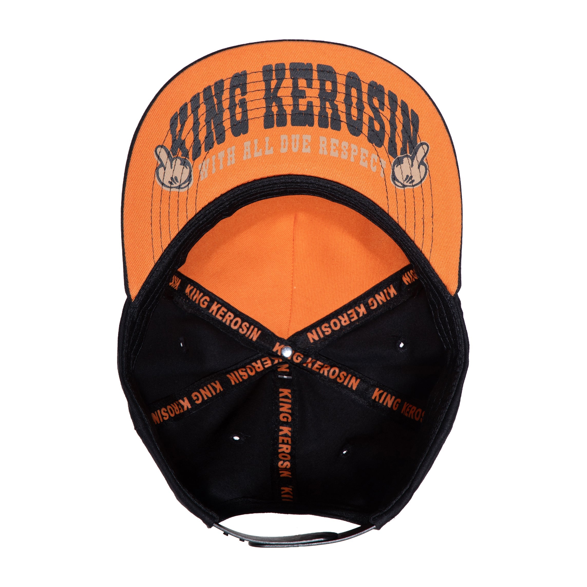 Flatbrim Cap 'Titties, Beer & Choppers' in Schwarz Snapback Cap von King Kerosin