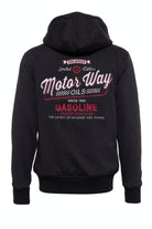 King Kerosin - Funktions - Hoodie - Jacket mit Kapuze und herausnehmbarem Softshell - Innenfutter «Motor Way»