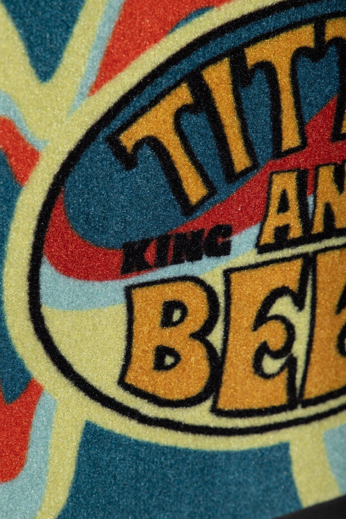 Fußmatte 'Titties & Beer' in Blau – Fußmatte von King Kerosin - Ansicht 3