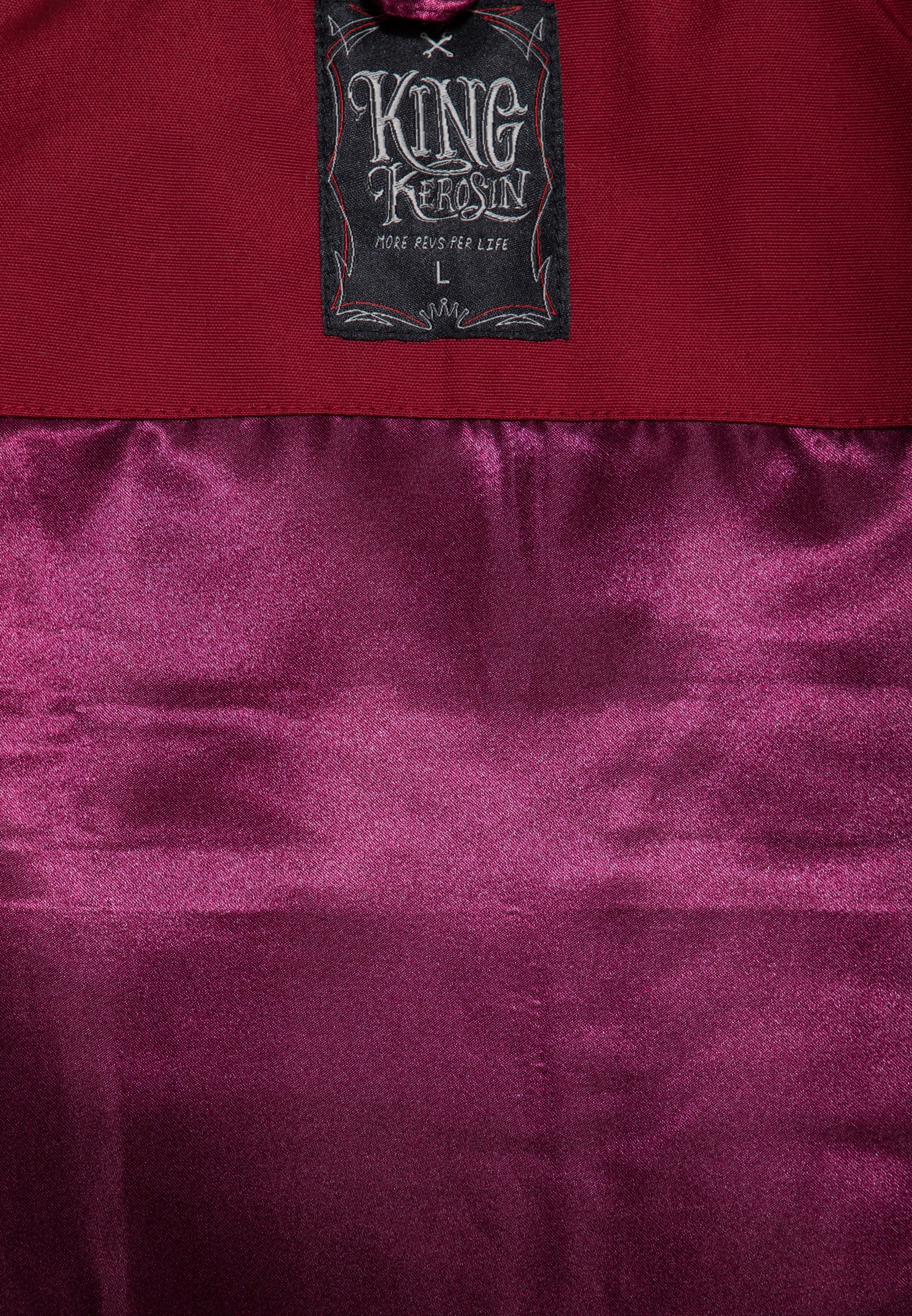 Gabardine Jacke 'Bakersfield' in Navy Leichte Jacken von King Kerosin