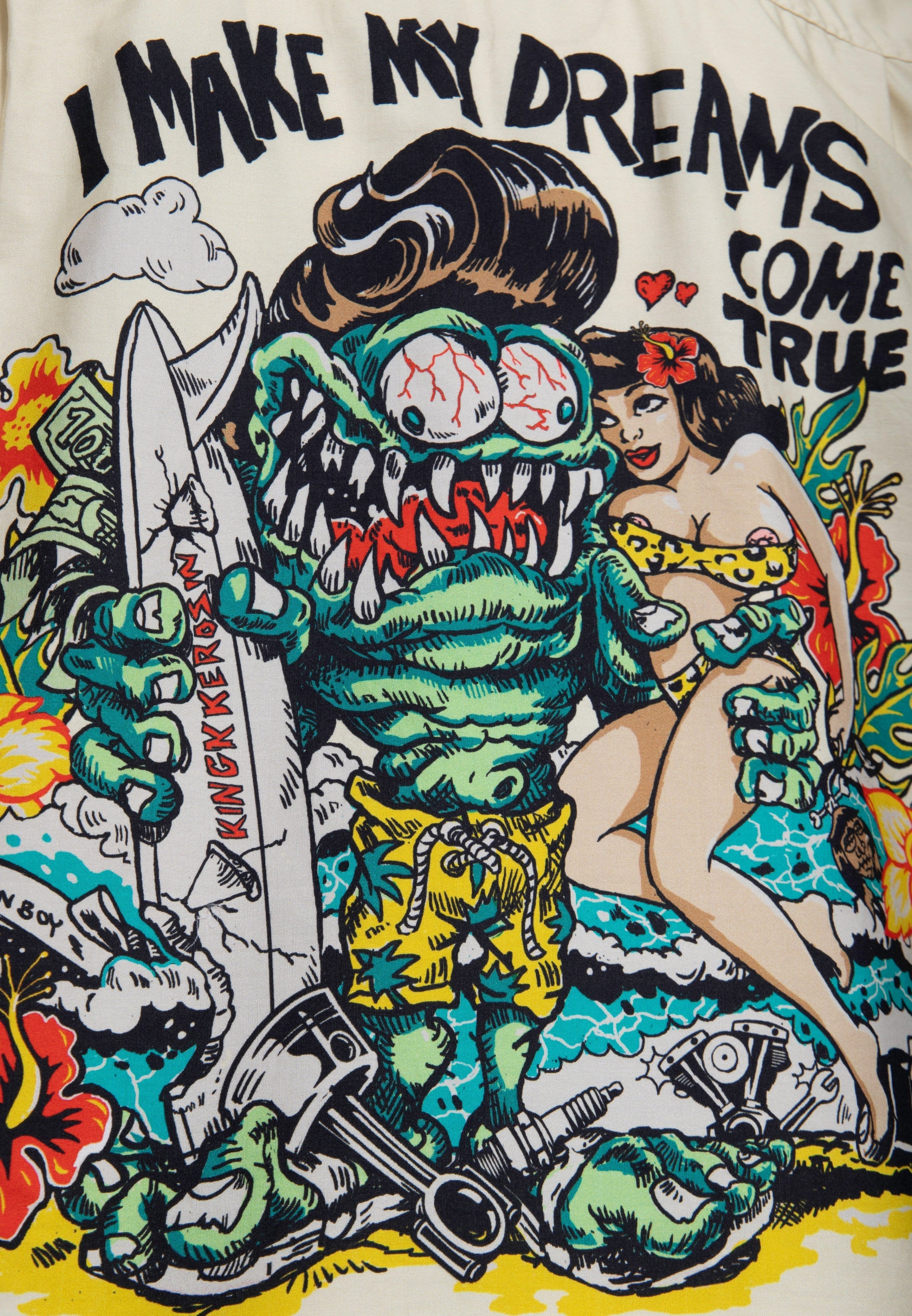 King Kerosin - Hawaii Hemd «I Make My Dreams Come True»