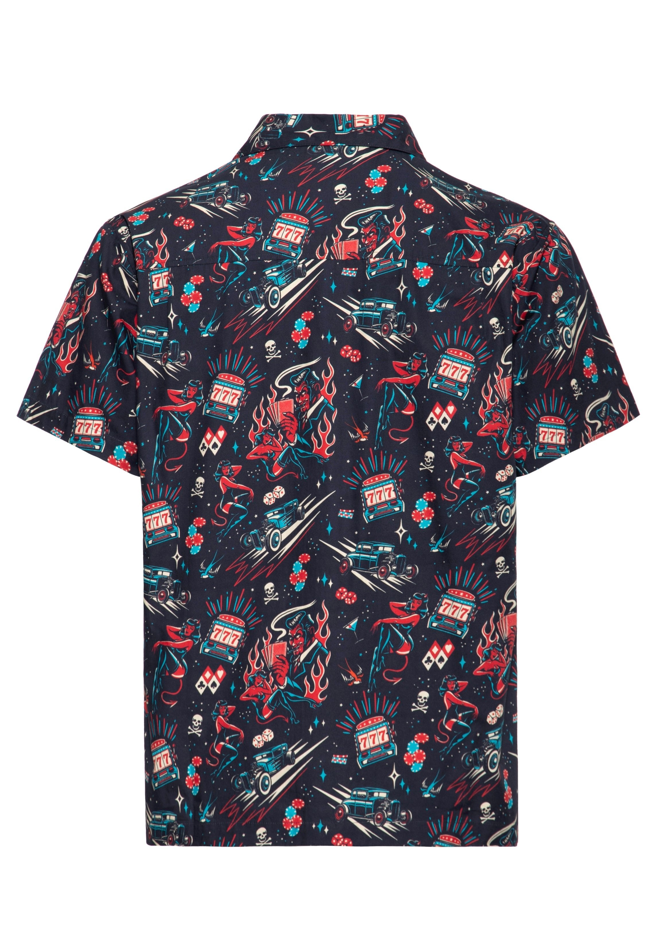 King Kerosin - Hawaii Hemd «Rockabilly Devil»