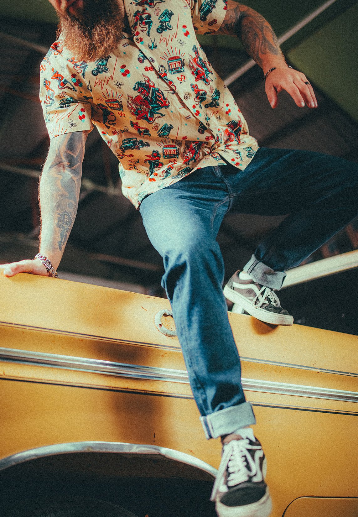 King Kerosin - Hawaii Hemd «Rockabilly Devil»