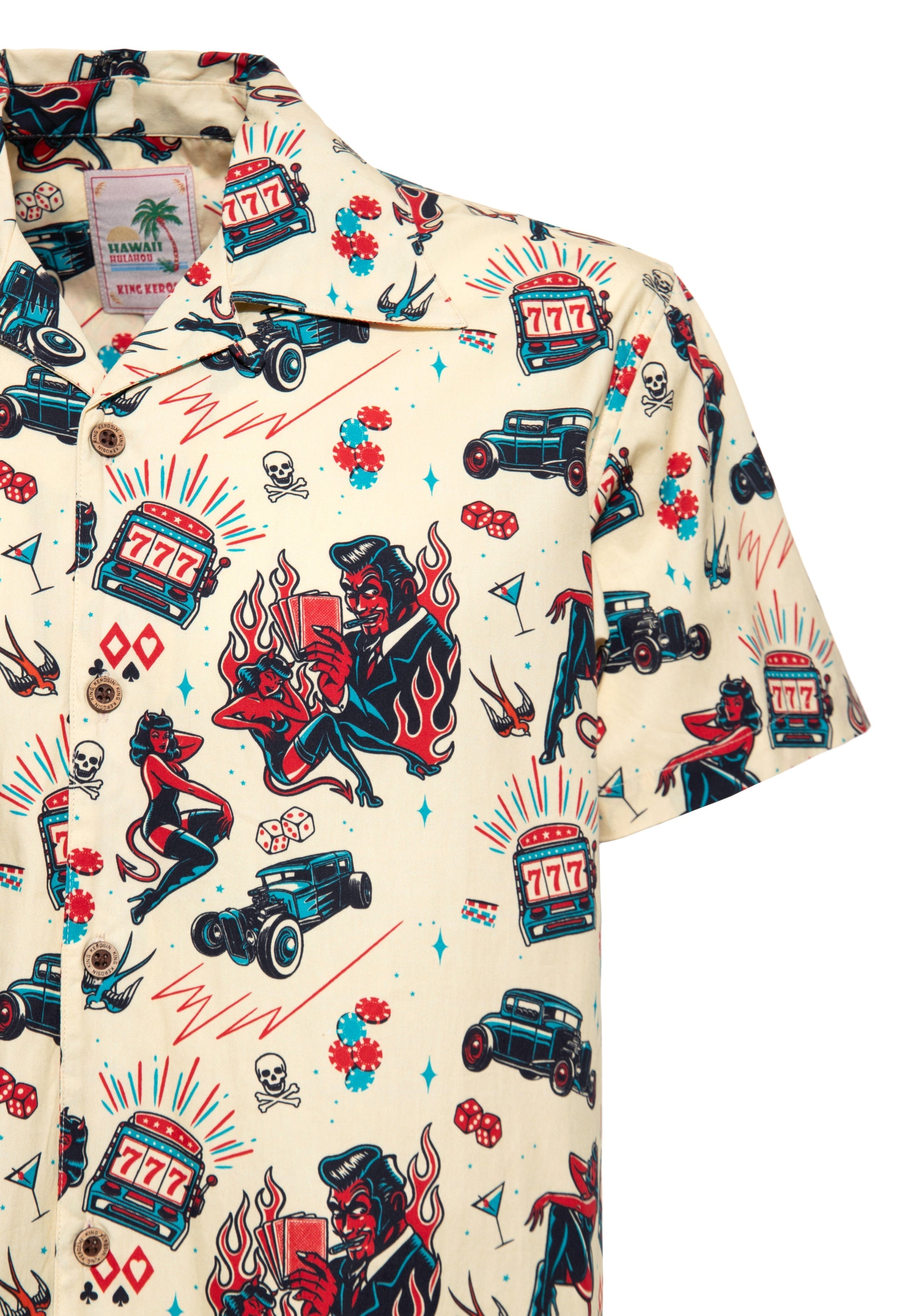 King Kerosin - Hawaii Hemd «Rockabilly Devil»