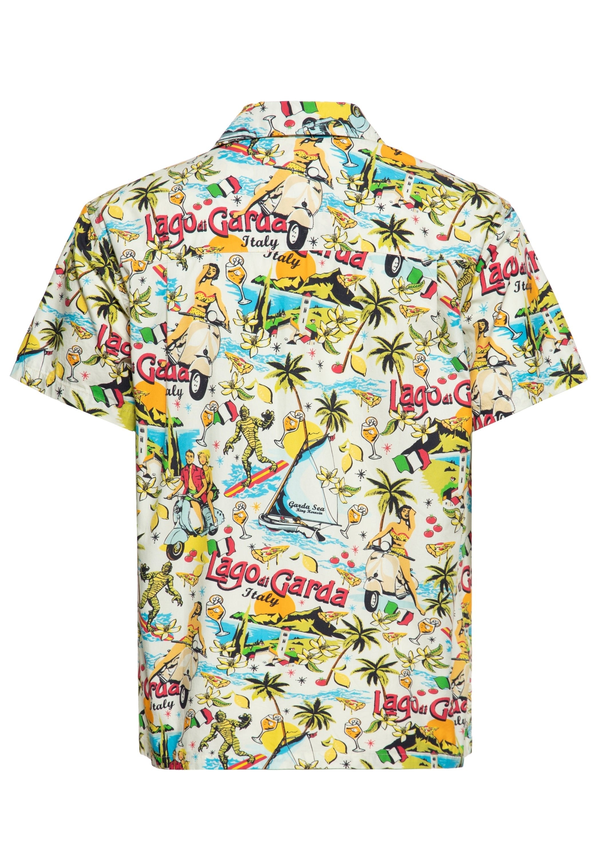 King Kerosin - Hawaiihemd «Lago di Garda»