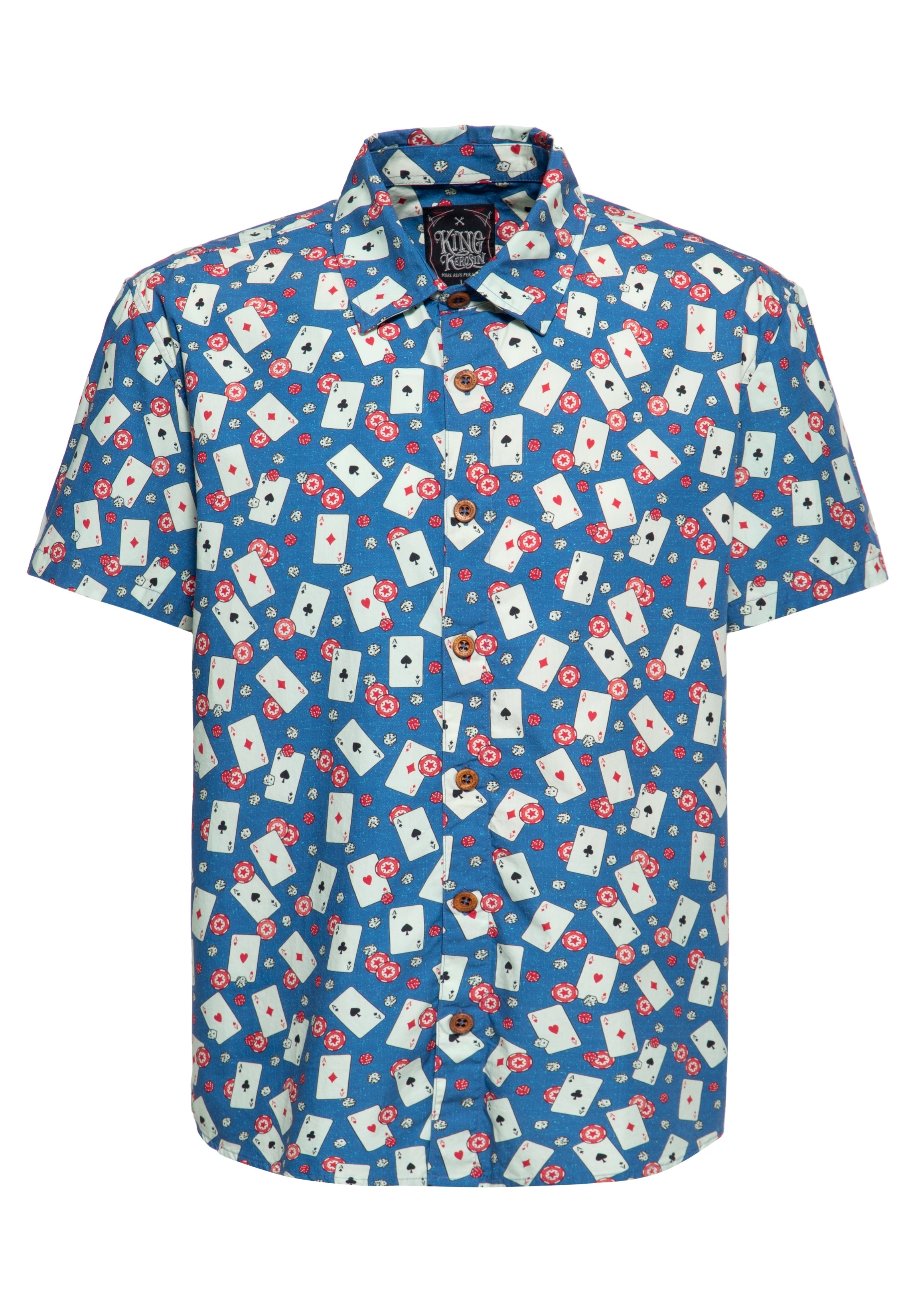 Hemd «Casino» Hemden - Kurzarm von King Kerosin