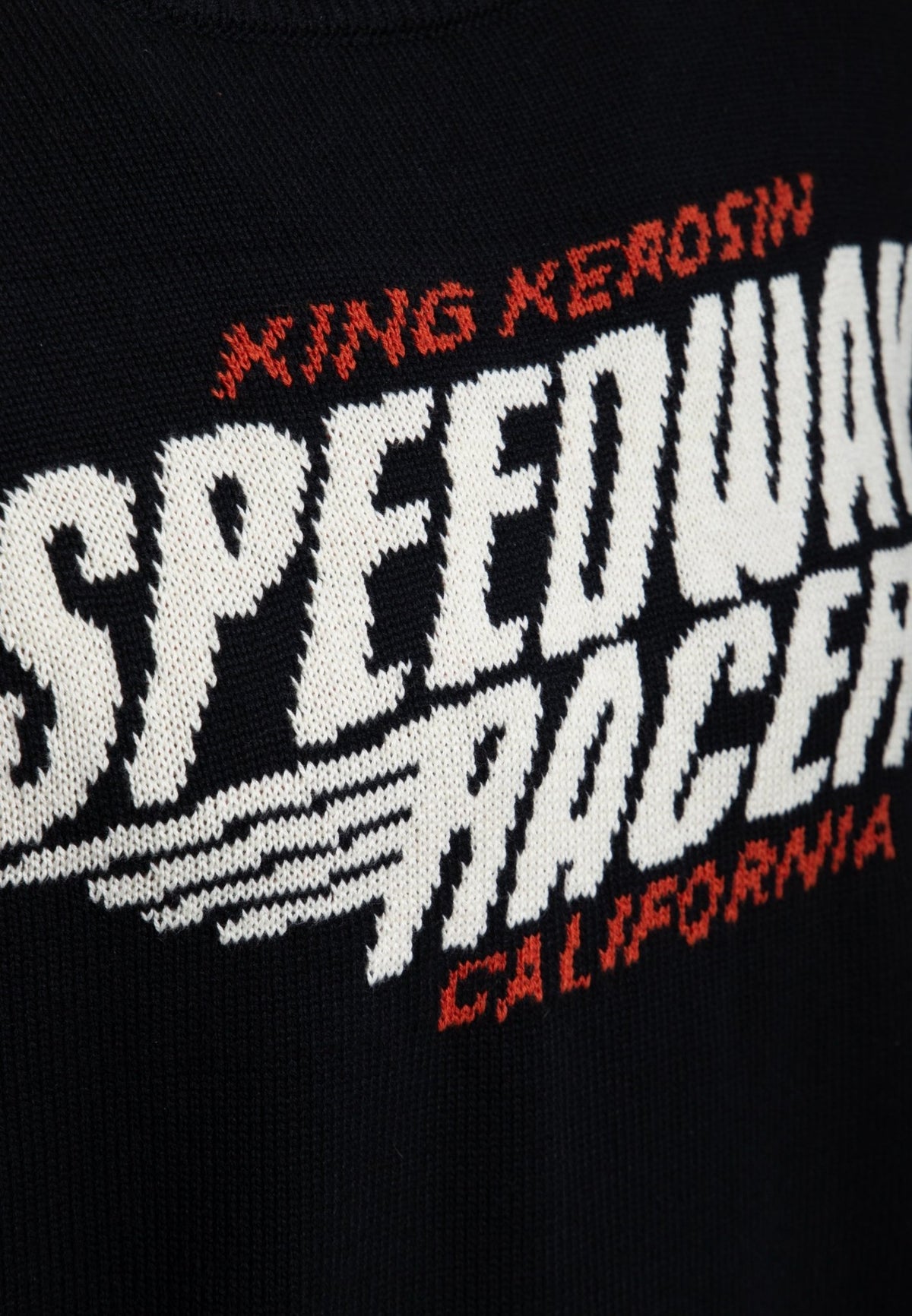 Herren Strickpullover "Speedway Racers" in Black & Red – Strickpullover von King Kerosin - Ansicht 3