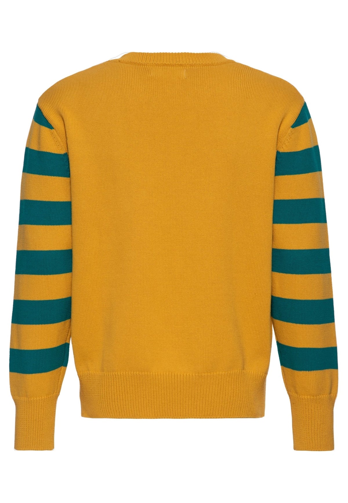 Herren Strickpullover "Speedway Racers" in Dark Senf – Strickpullover von King Kerosin - Ansicht 2