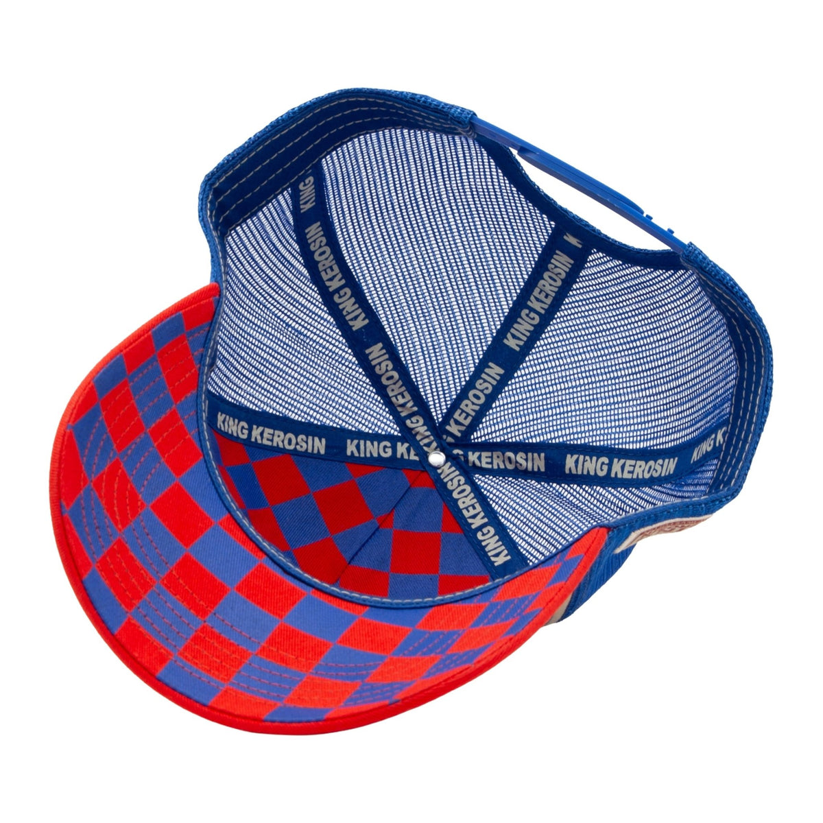 Herren Trucker Cap "Adrenaline Rush" in Red & Blue – Cap von King Kerosin - Ansicht 5