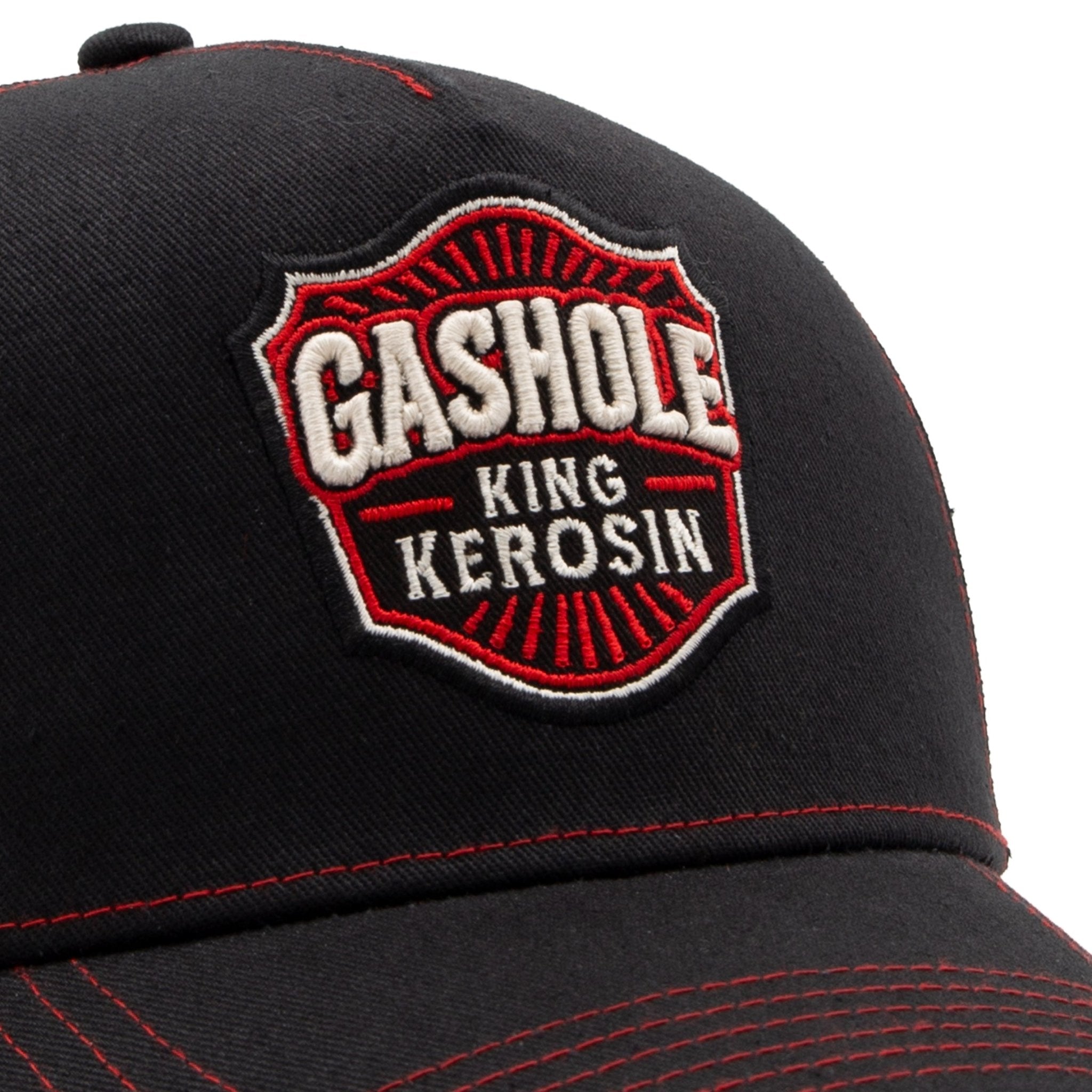 Herren Trucker Cap "Gashole" in Black – Cap von King Kerosin - Ansicht 6