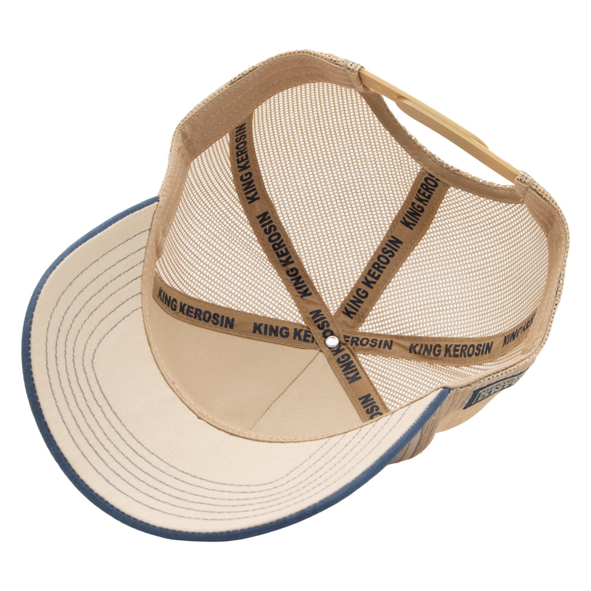 Herren Trucker Cap "Hot Rod" in Off White – Cap von King Kerosin - Ansicht 5