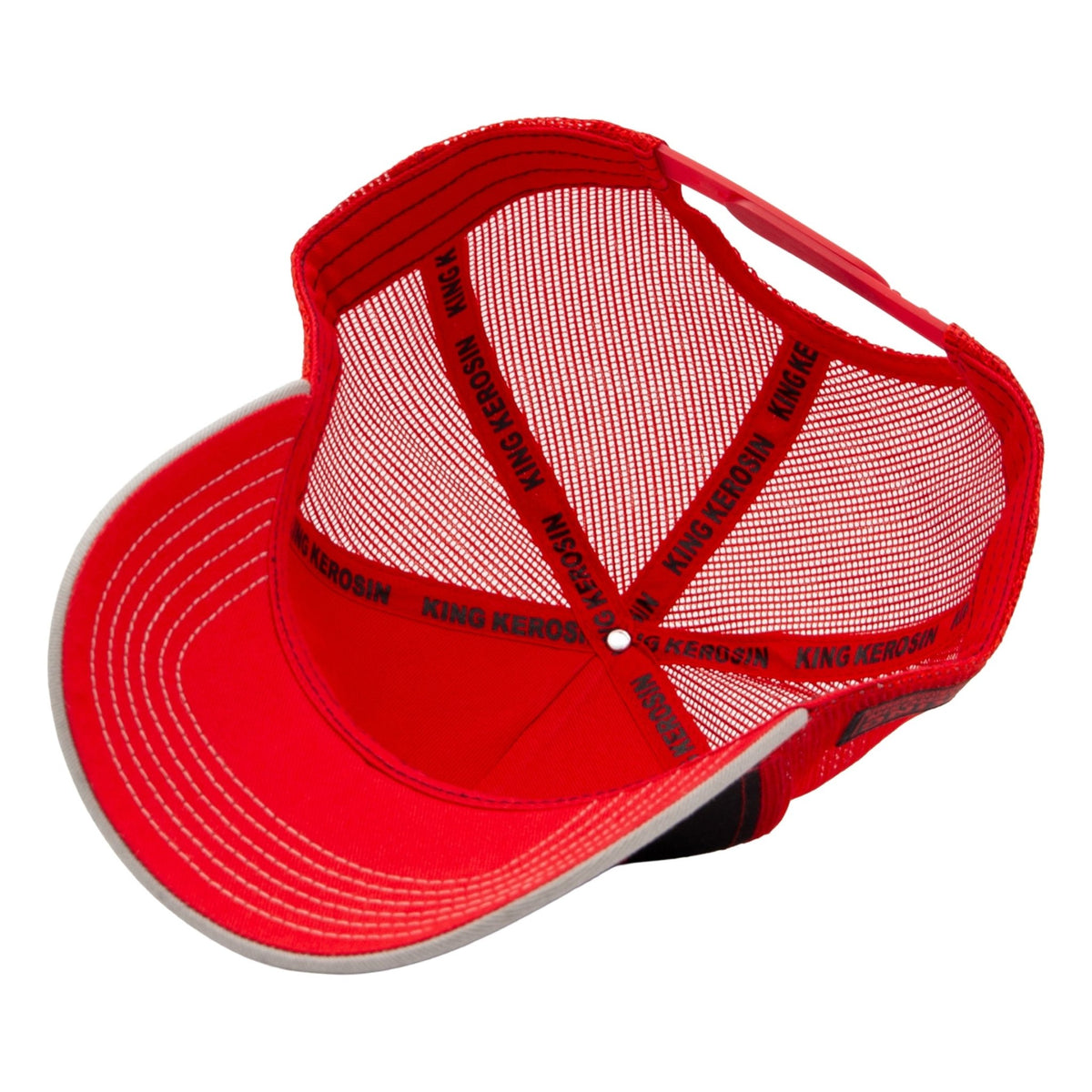 Herren Trucker Cap "Knucklehead" in Black & Red – Cap von King Kerosin - Ansicht 4