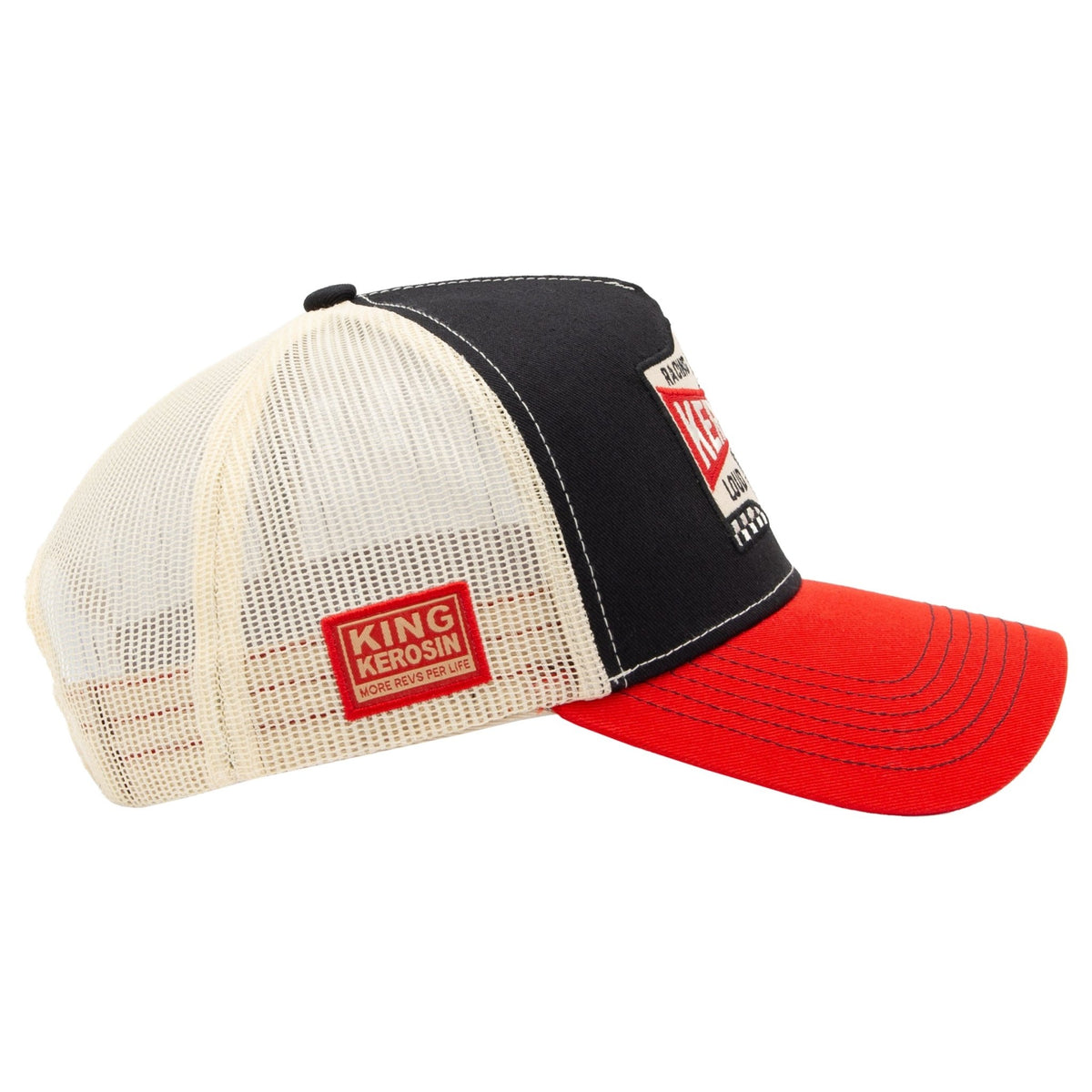 Herren Trucker Cap "Loud & Fast" in Black – Cap von King Kerosin - Ansicht 3