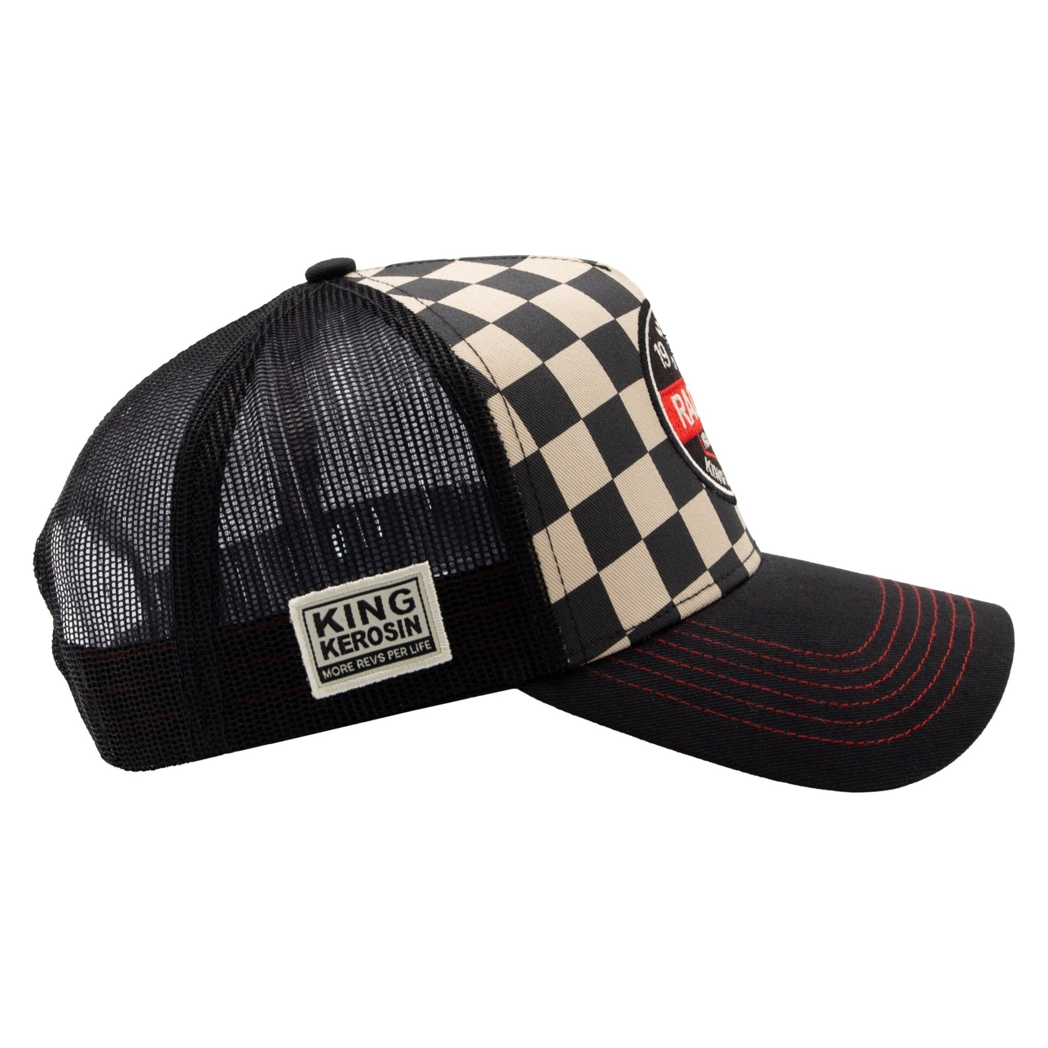 Herren Trucker Cap "Racing Kulture" in Black – Cap von King Kerosin - Ansicht 3