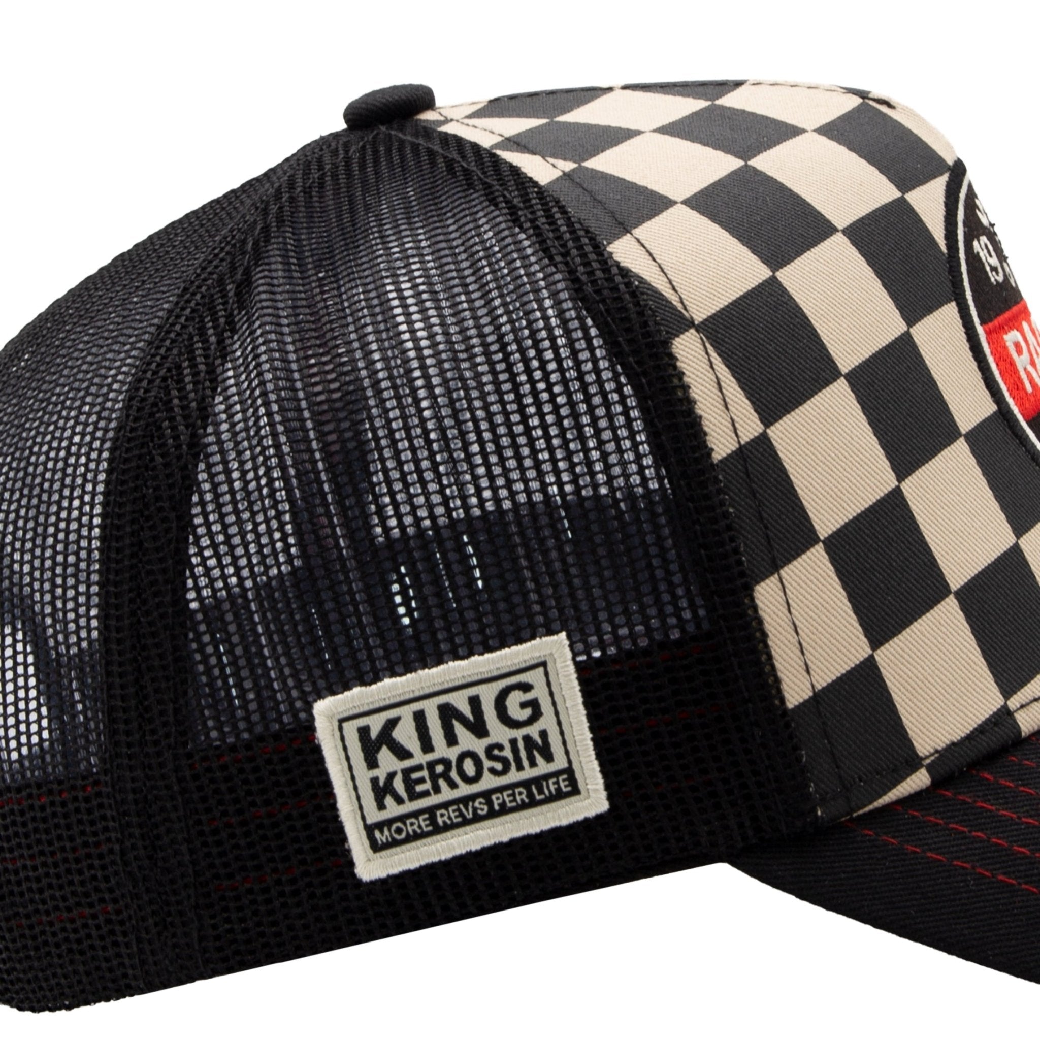 Herren Trucker Cap "Racing Kulture" in Black – Cap von King Kerosin - Ansicht 7