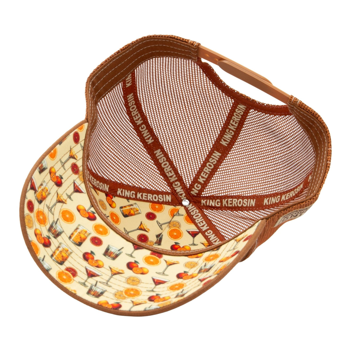 Herren Trucker Cap "Support Day Drinking" in Brown – Cap von King Kerosin - Ansicht 5