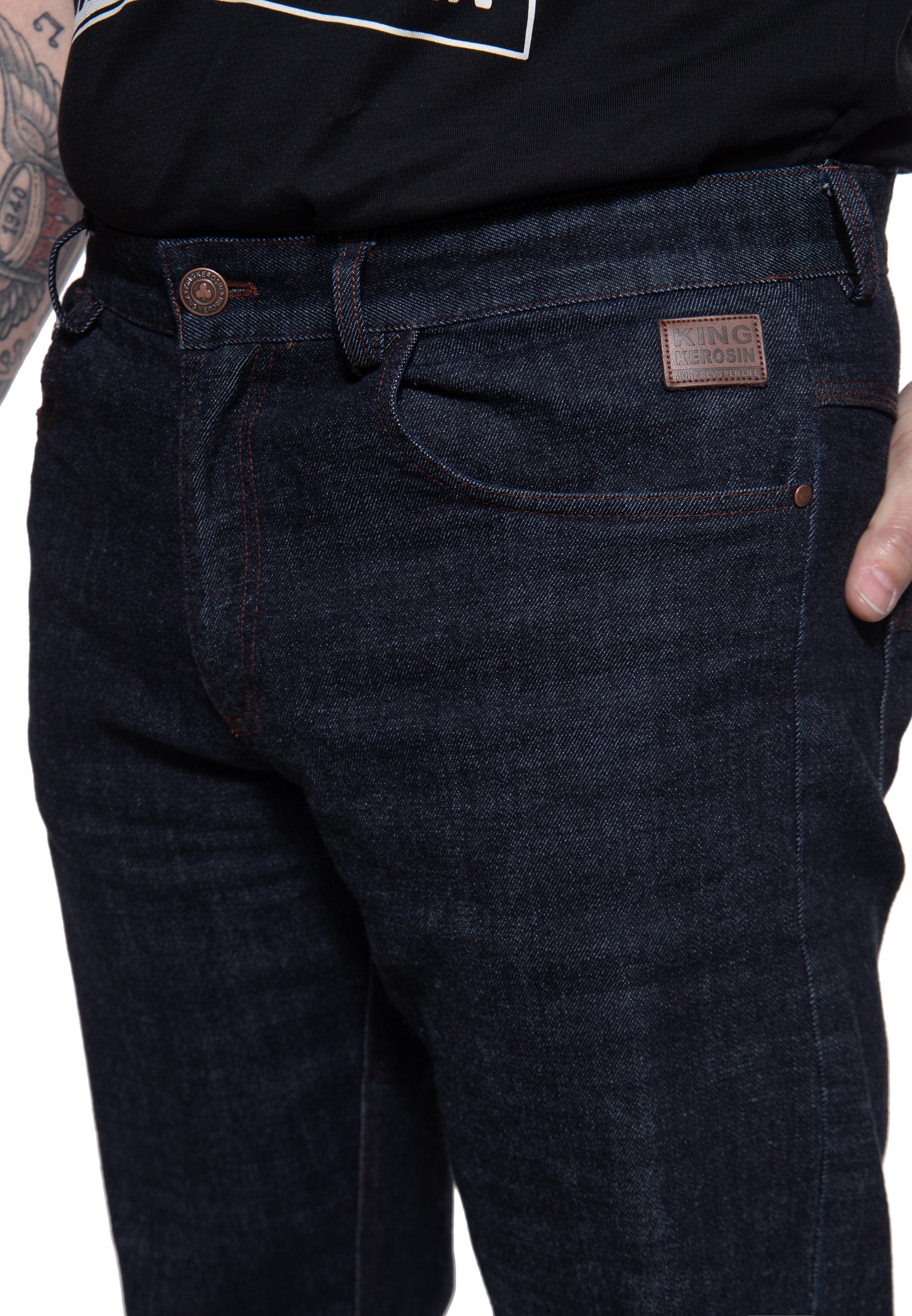 Jeanshose 'Robin' in Denim Jeans von King Kerosin
