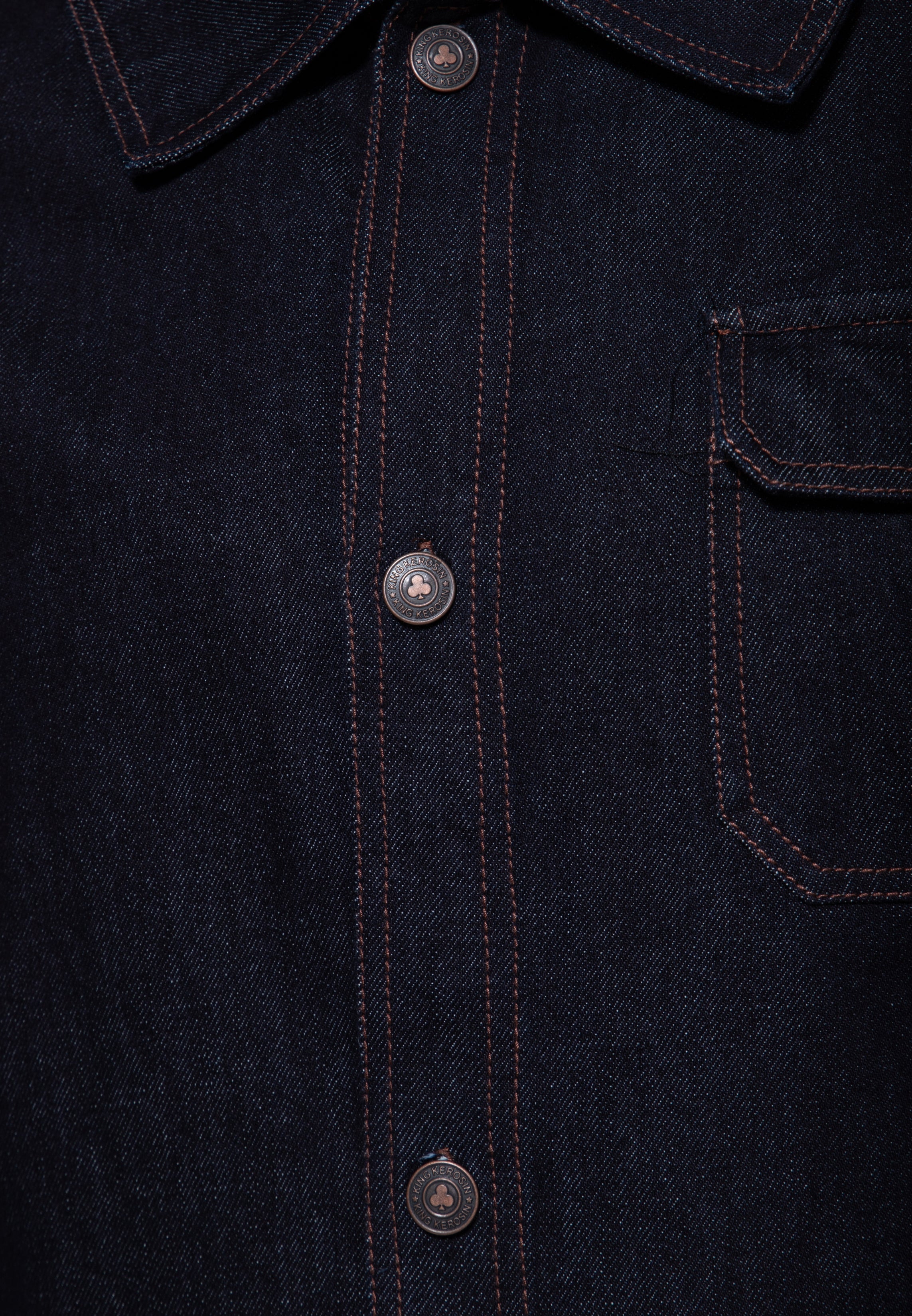 Jeansjacke in Denim Jeansjacken von King Kerosin