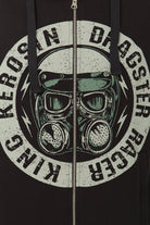King Kerosin - Kapuzensweatjacke mit großem Front Print «Dragster»