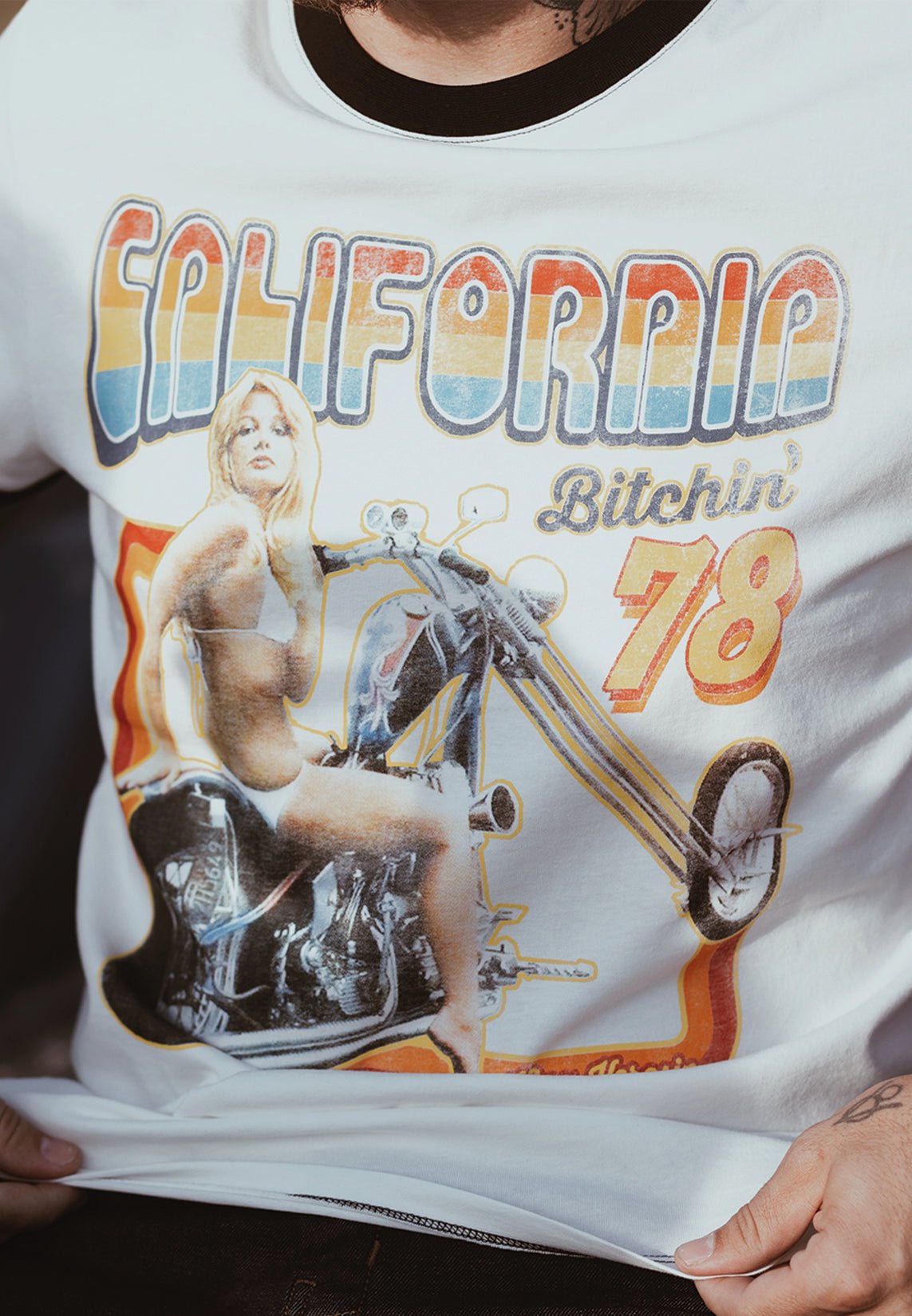King Kerosin - Kontrast T-Shirt «California Bitchin»