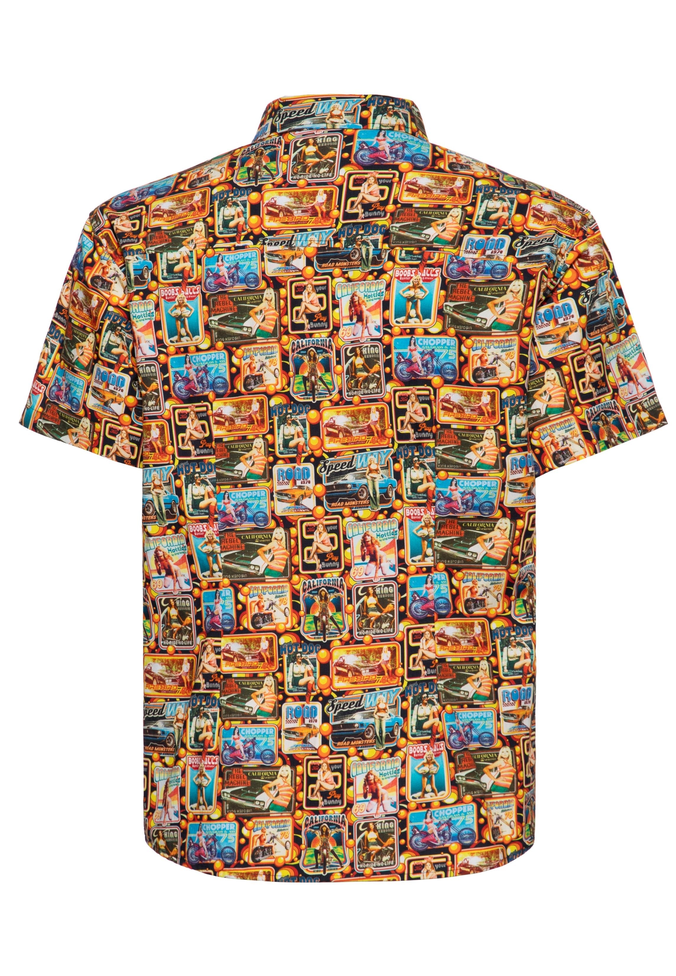 King Kerosin - Kurzarmhemd «70s Vibes»