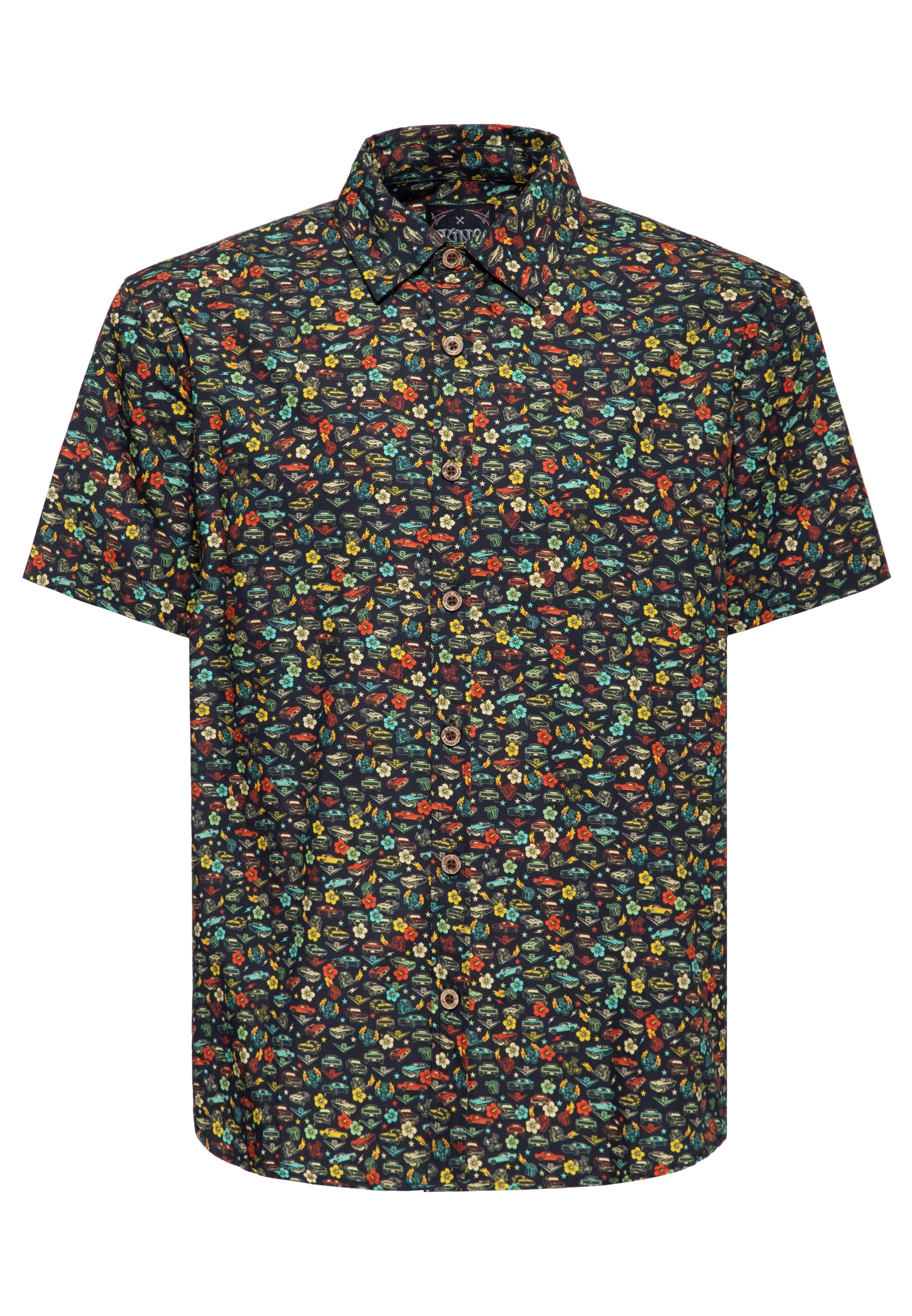 King Kerosin - Kurzarmhemd «V8»